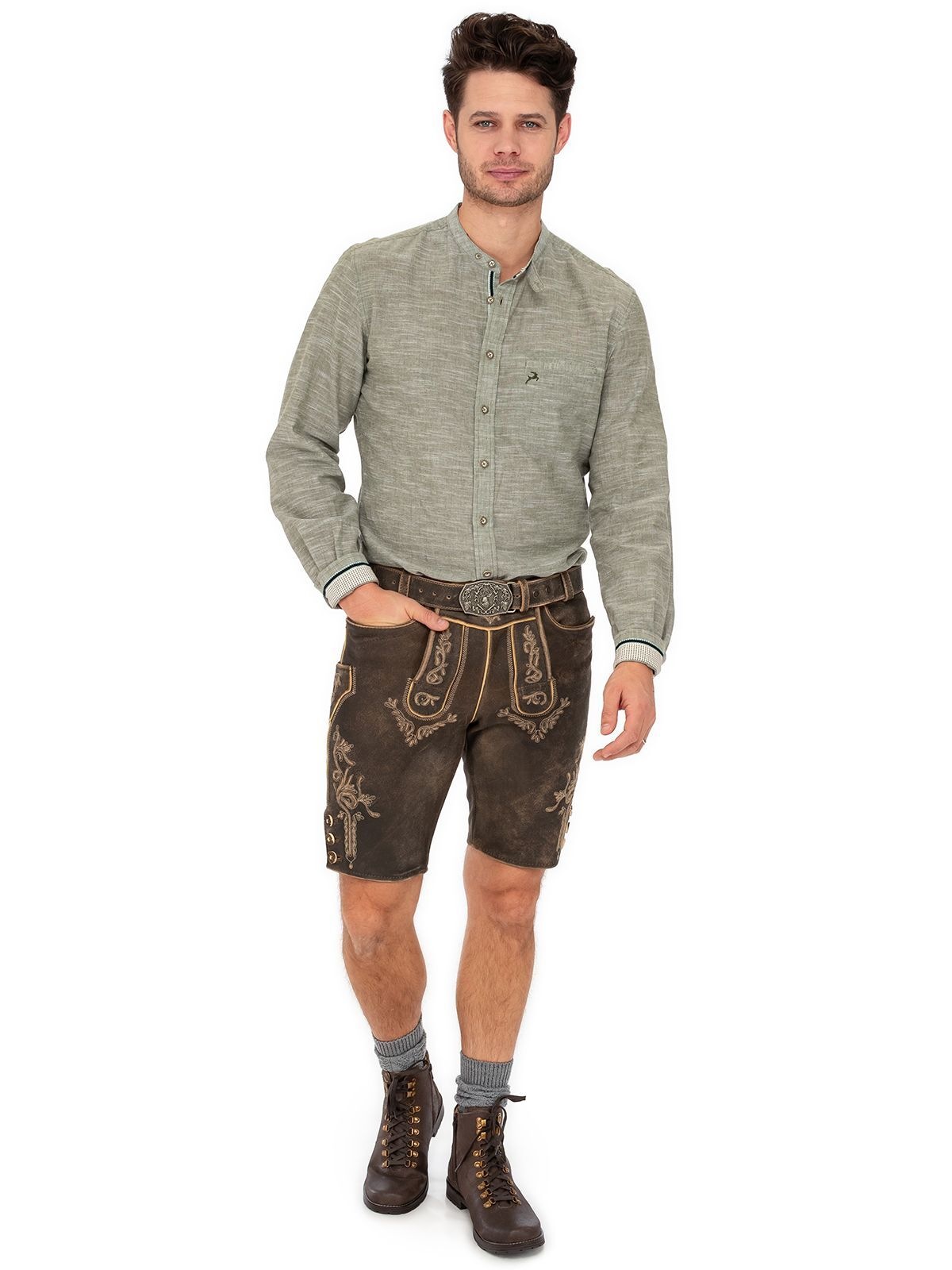 Country Maddox Lederhose »Lederhose HOPFENSEE«