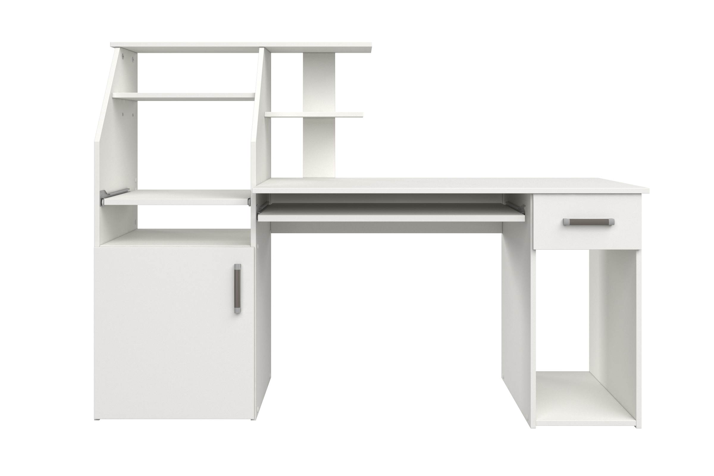 VOGL Möbelfabrik Schreibtisch »Don«, mit Tastatur- & Druckerauszug, Breite 137,5 cm, Made in Germany