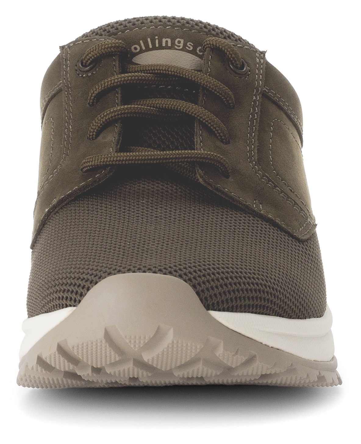 Gabor Rollingsoft Keilsneaker, Freizeitschuh, Halbschuh, Schnürschuh mit Ziernähten, G-Weite