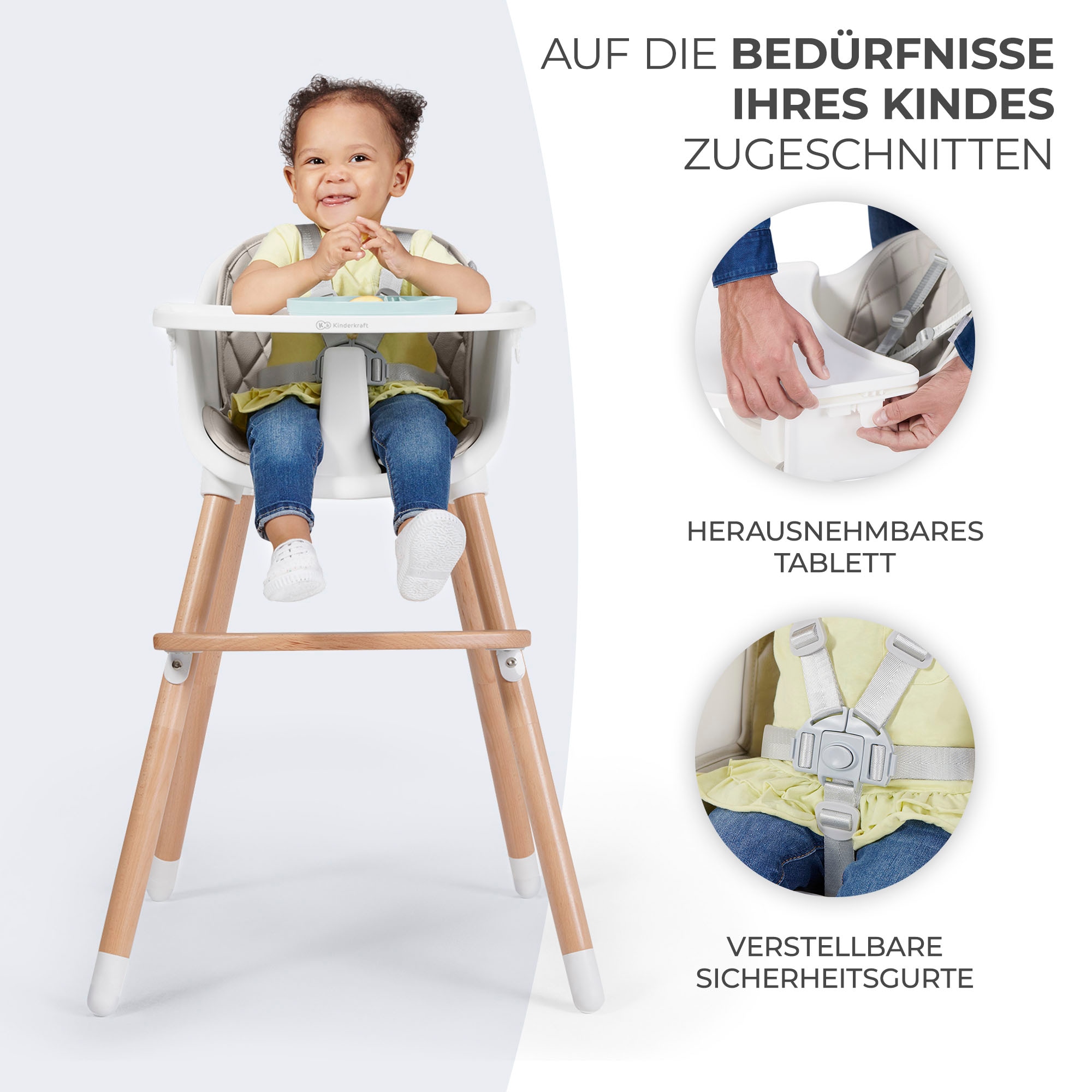 Kinderkraft Hochstuhl »SIENNA«