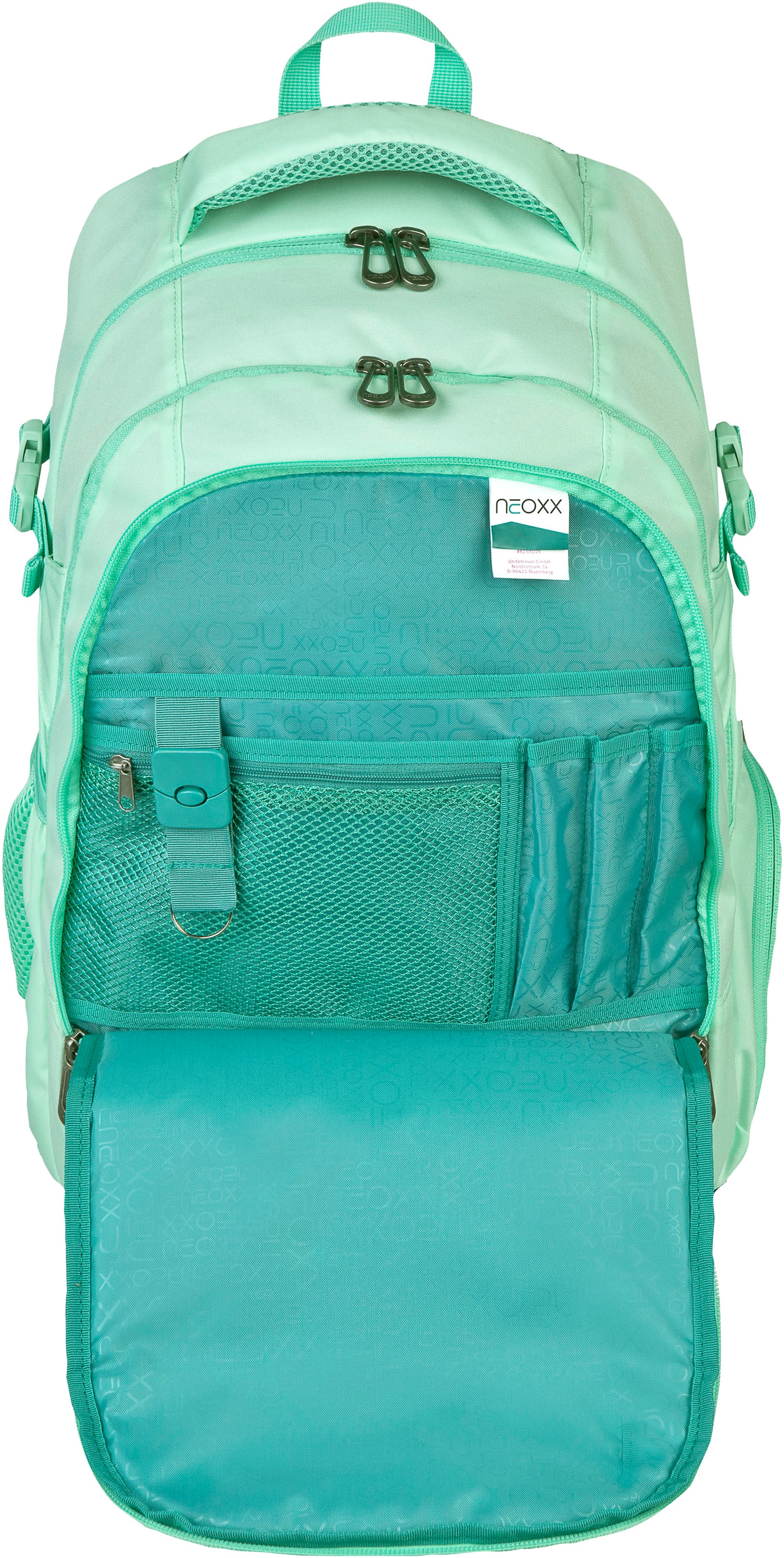 neoxx Schulrucksack »Active Pro, Mint To Be«