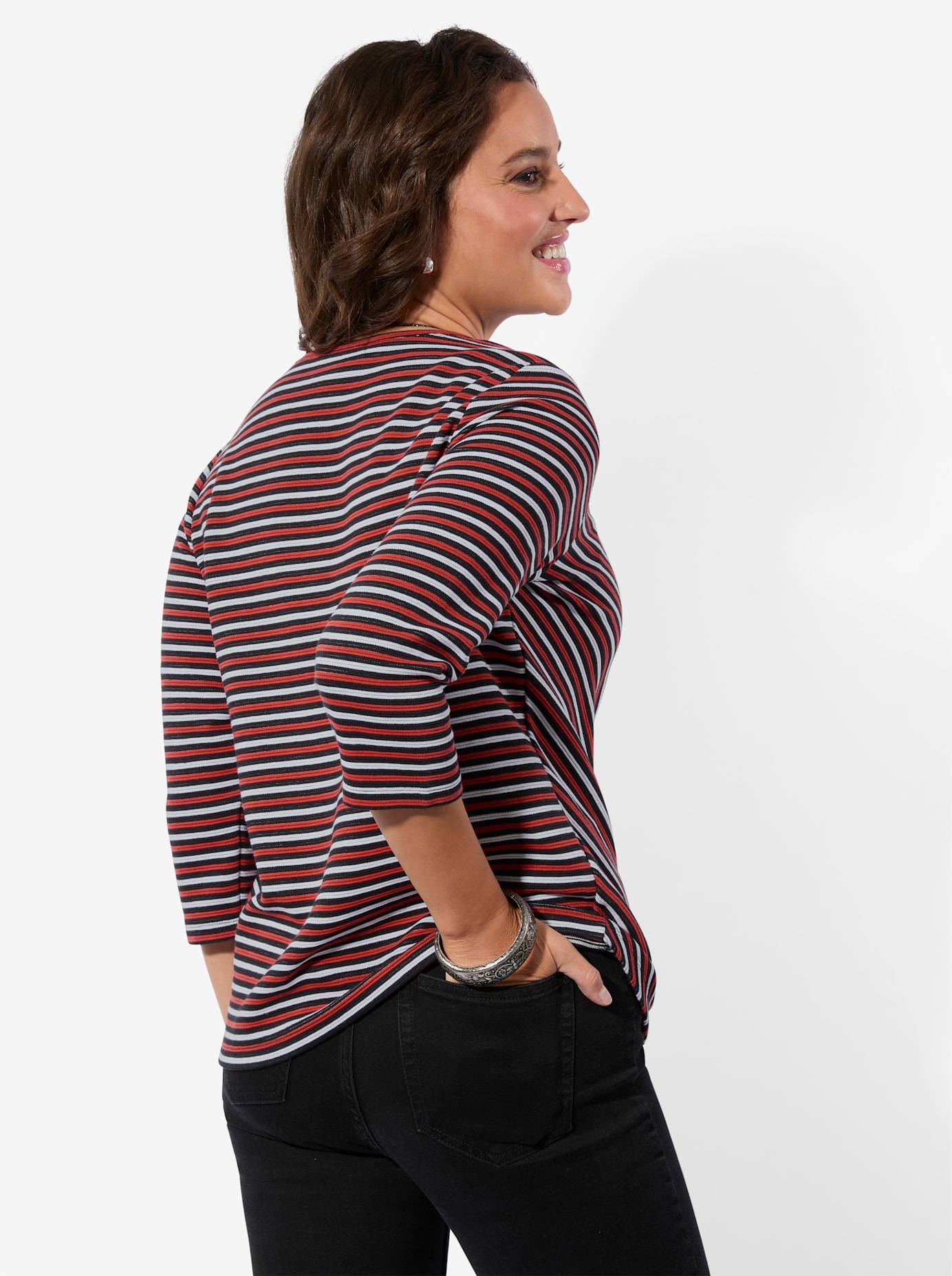 Casual Looks 3/4-Arm-Shirt »Rundhals-Shirt« 1 tlg.