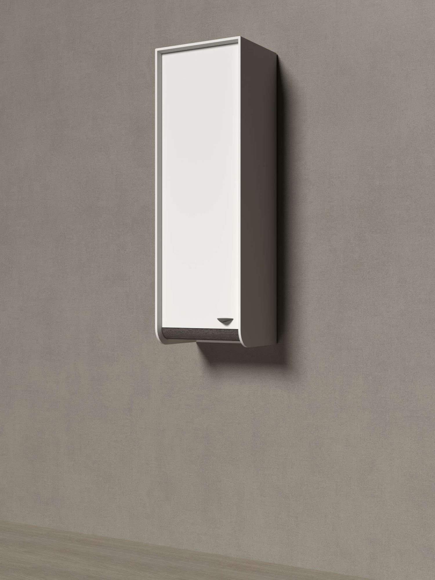 OTTO home Hängevitrine »Soffy Wandschrank, Schwebendes Design für modernen Wohnraum« UV lackiert, Soft Close Funktion, Wandmontage, Metallgriff