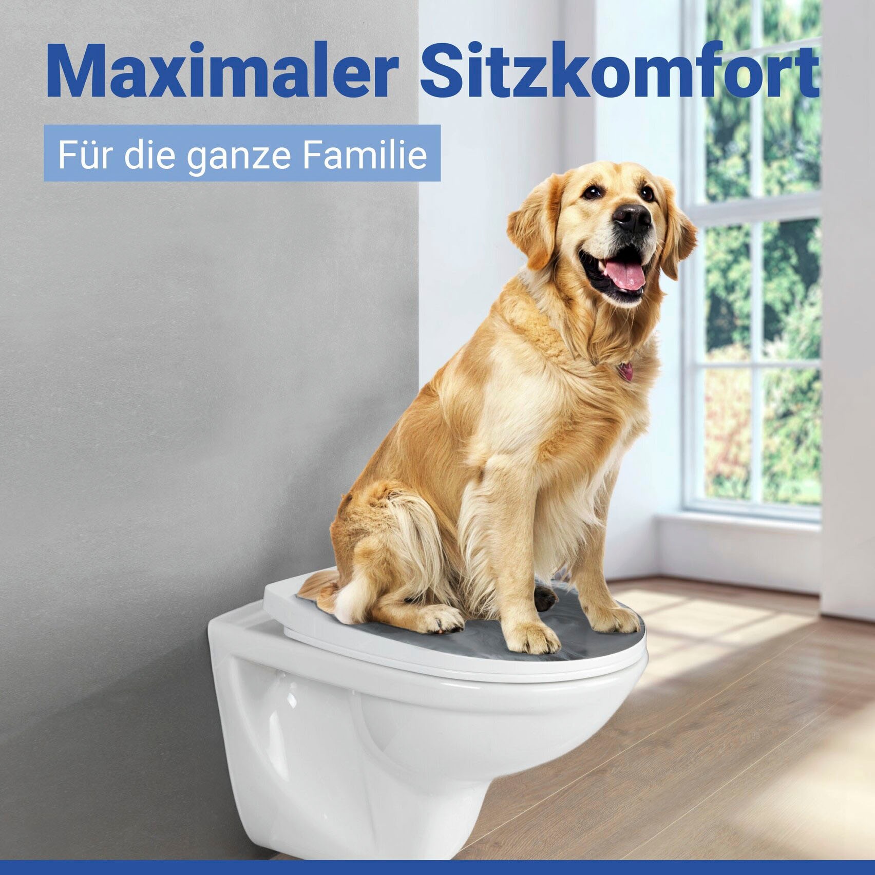 WENKO WC-Sitz »Yak« mit Softclose, aus Thermoplast