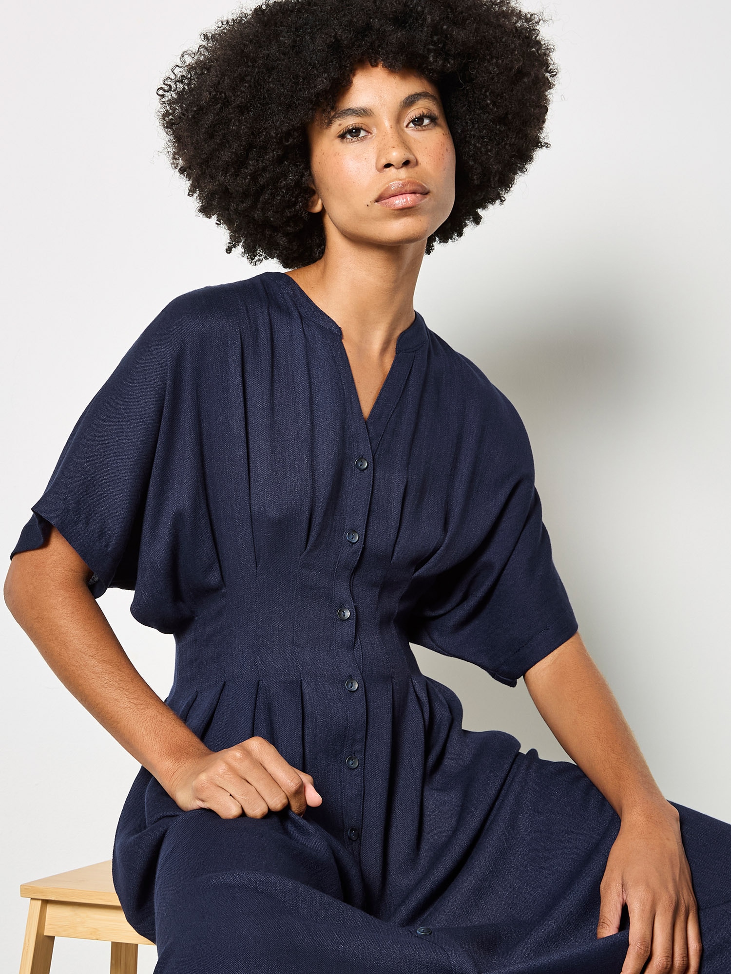Apricot Midikleid »Midikleid« Einfarbig