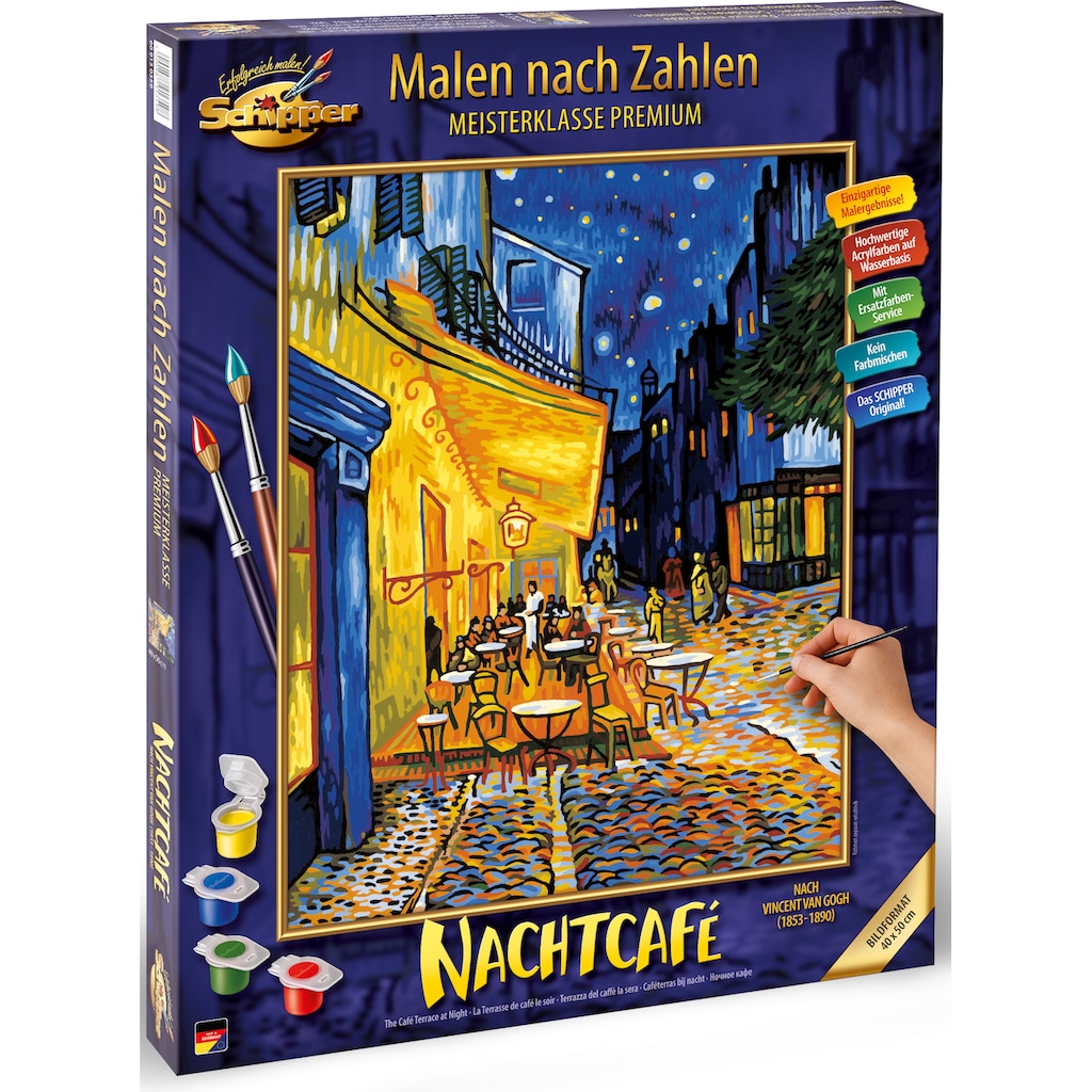 Schipper Malen nach Zahlen »Das Nachtcafé nach Vincent van Gogh (1853 - 1890)«