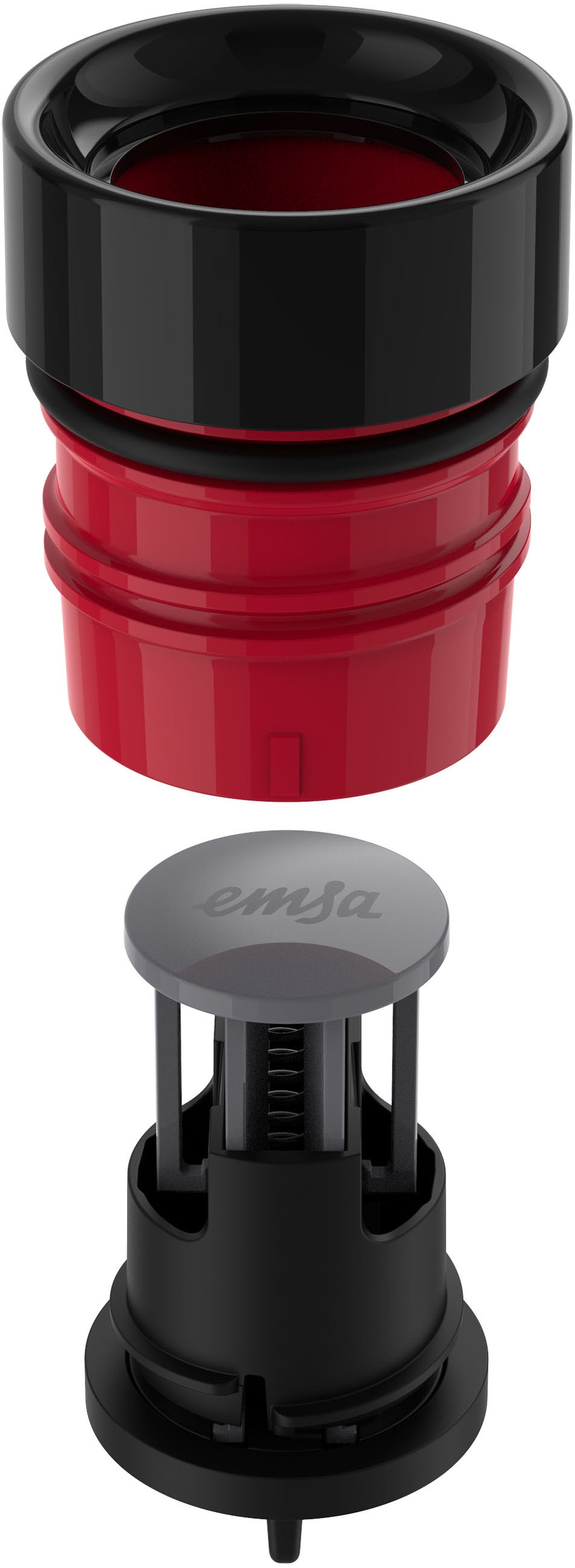 Emsa Isolierflasche »Trinkflasche Bludrop«, (1 tlg.), Edelstahl, Quick-Press Deckel, 360° Trinkgenuss, 12h warm/24h kühl