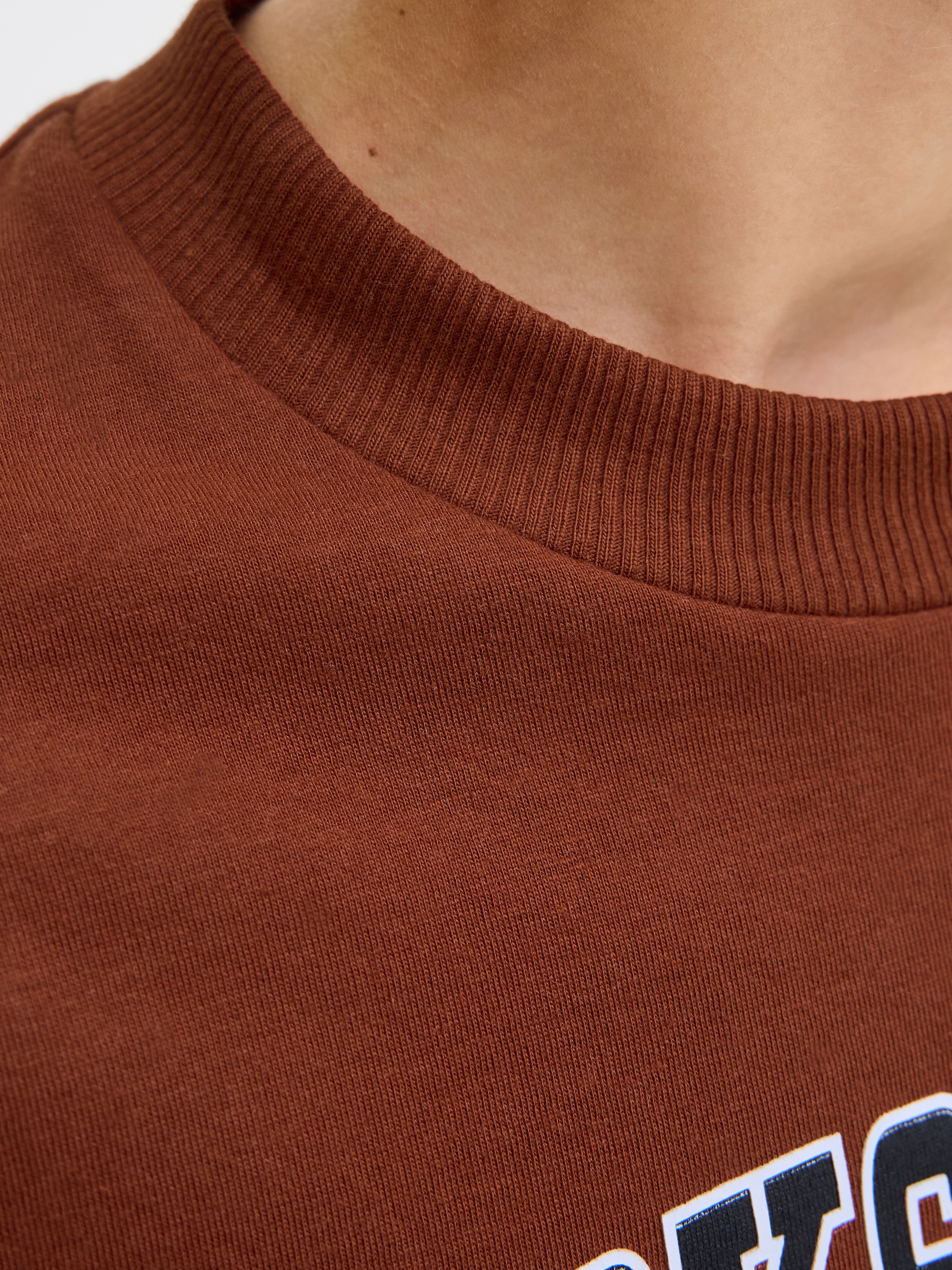 Jack & Jones Junior Rundhalsshirt »JJECALEB VARSITY TEE SS O-NECK NOOS JNR«