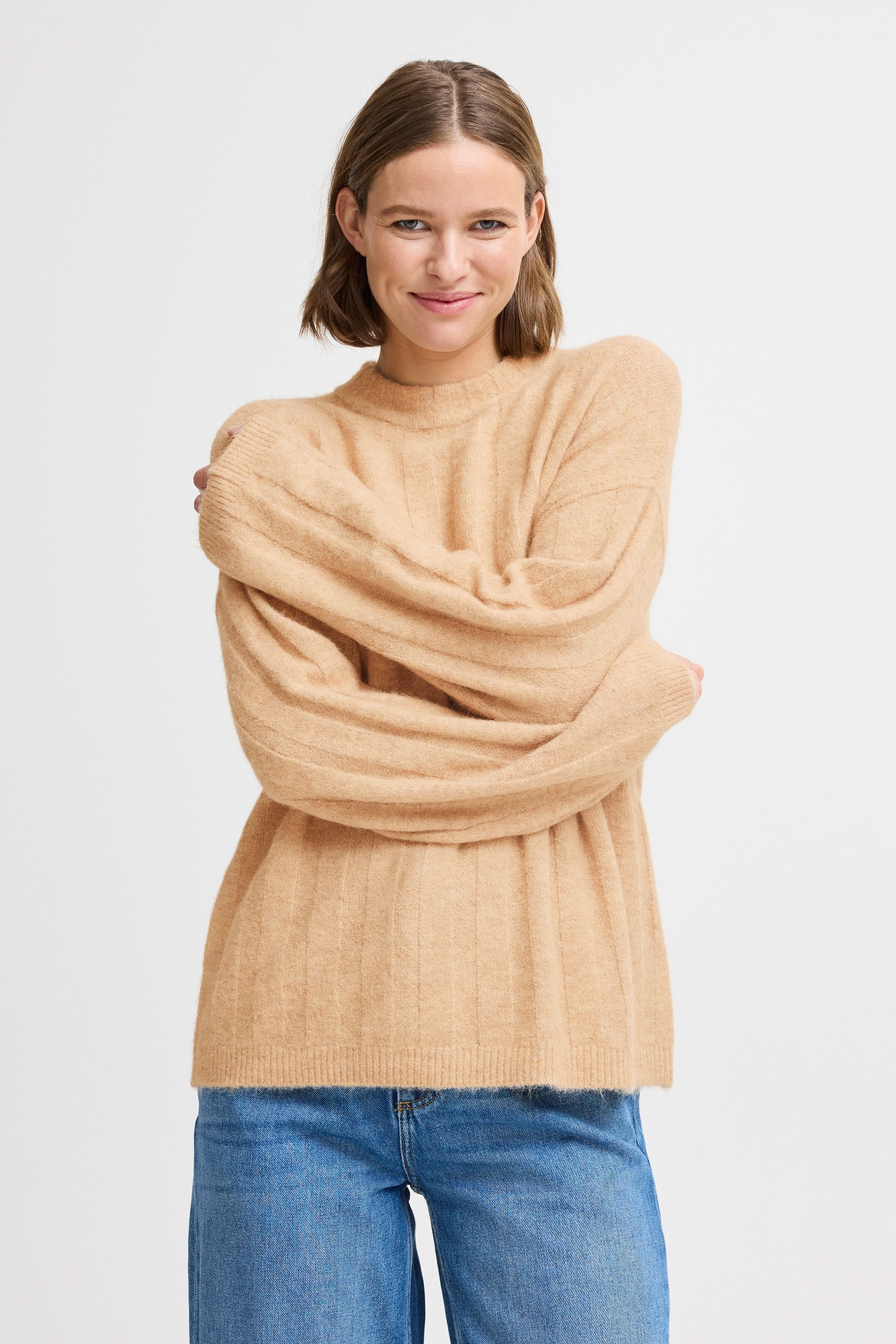 b.young Strickfleece-Pullover »Strickpullover BYOMEA JUMPER 5«