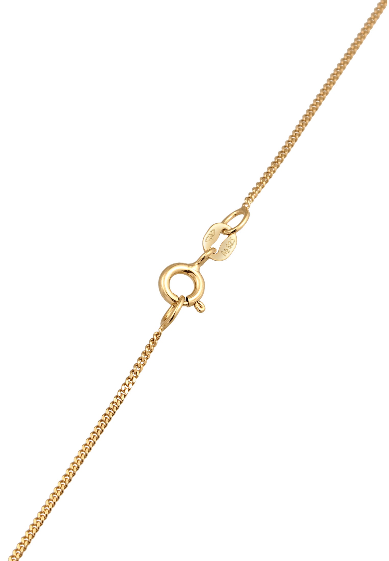 Elli Ohrring und Ketten Set »Schmuckset Kette und Ohrringe Plättchen 925 Silber«