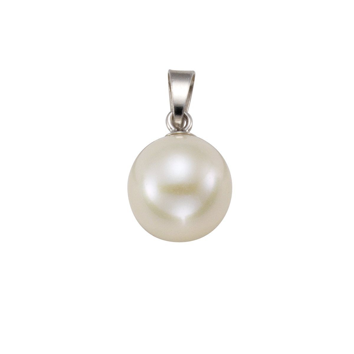 Vivance Kettenanhänger »925/- Sterling Silber Perle weiß«, Anhänger