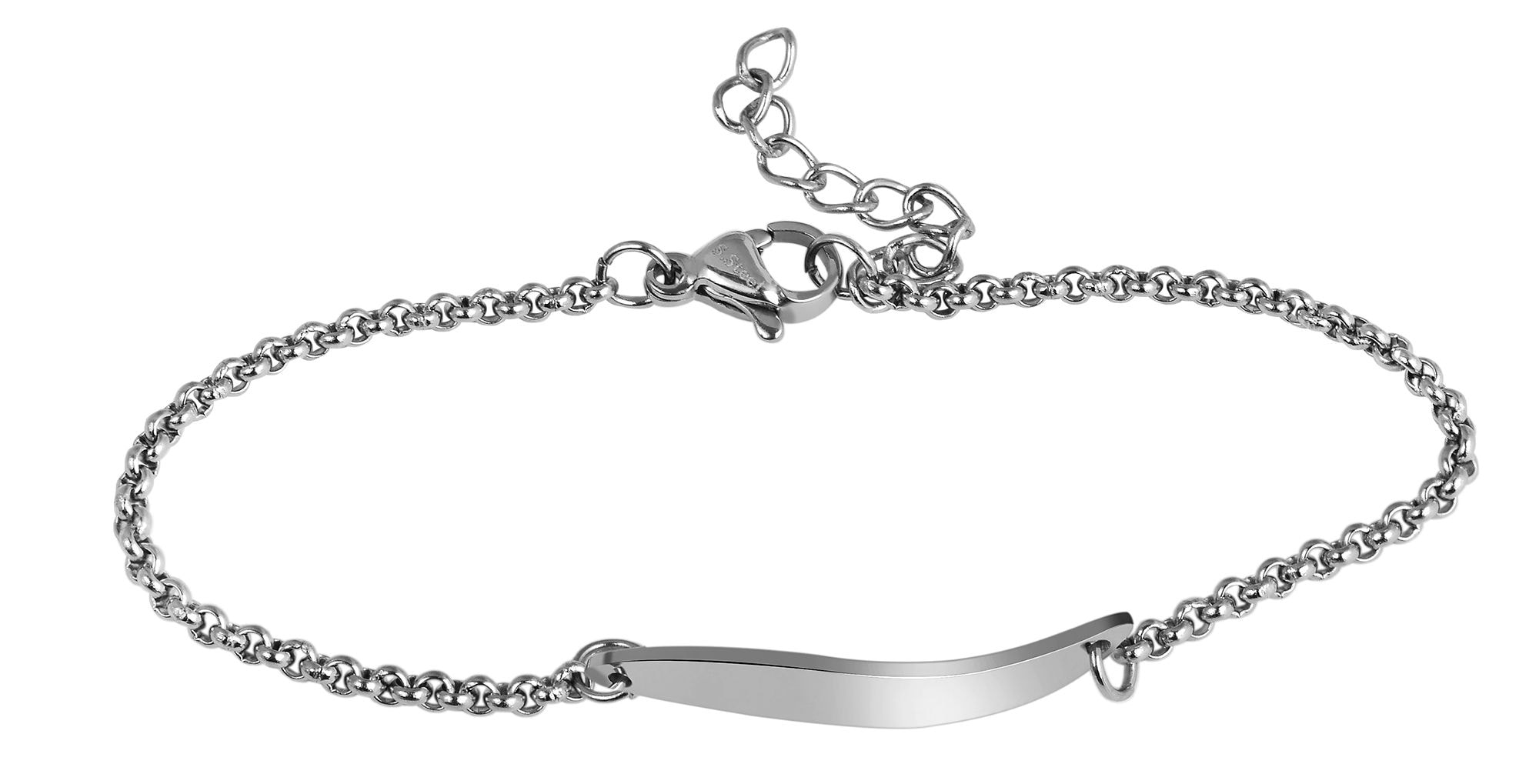Adelia´s Armband »Damen Armband aus Edelstahl 18 cm«