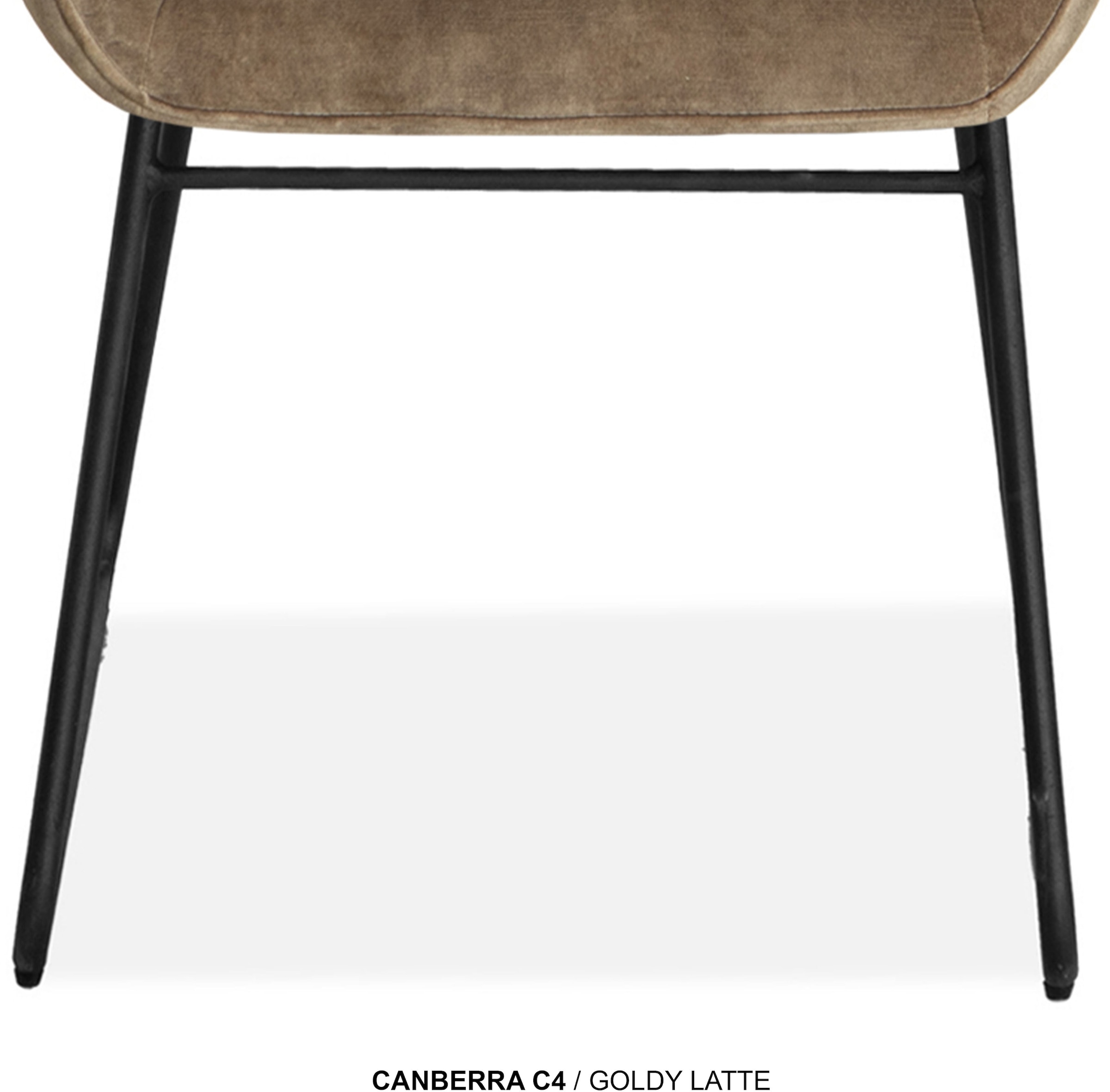 OMG Design Esszimmerstuhl »Canberra« (Set) 1 Stk.Esszimmerstuhl, pflegeleichter Samtvelour Bezug