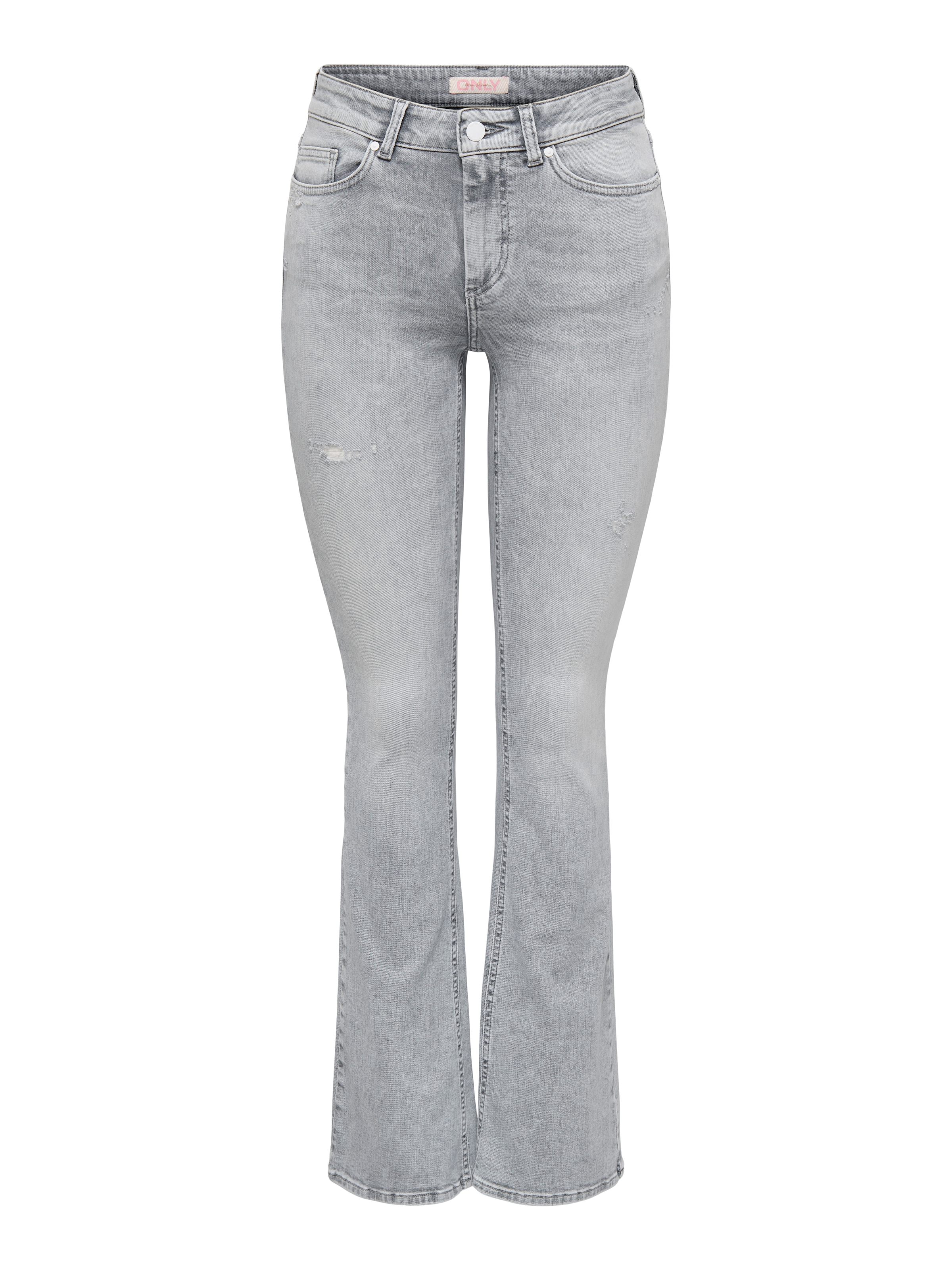 ONLY Bootcut-Jeans »ONLBLUSH MID WAIST FLARED DNM REA1099« mit dezentem Used-Look
