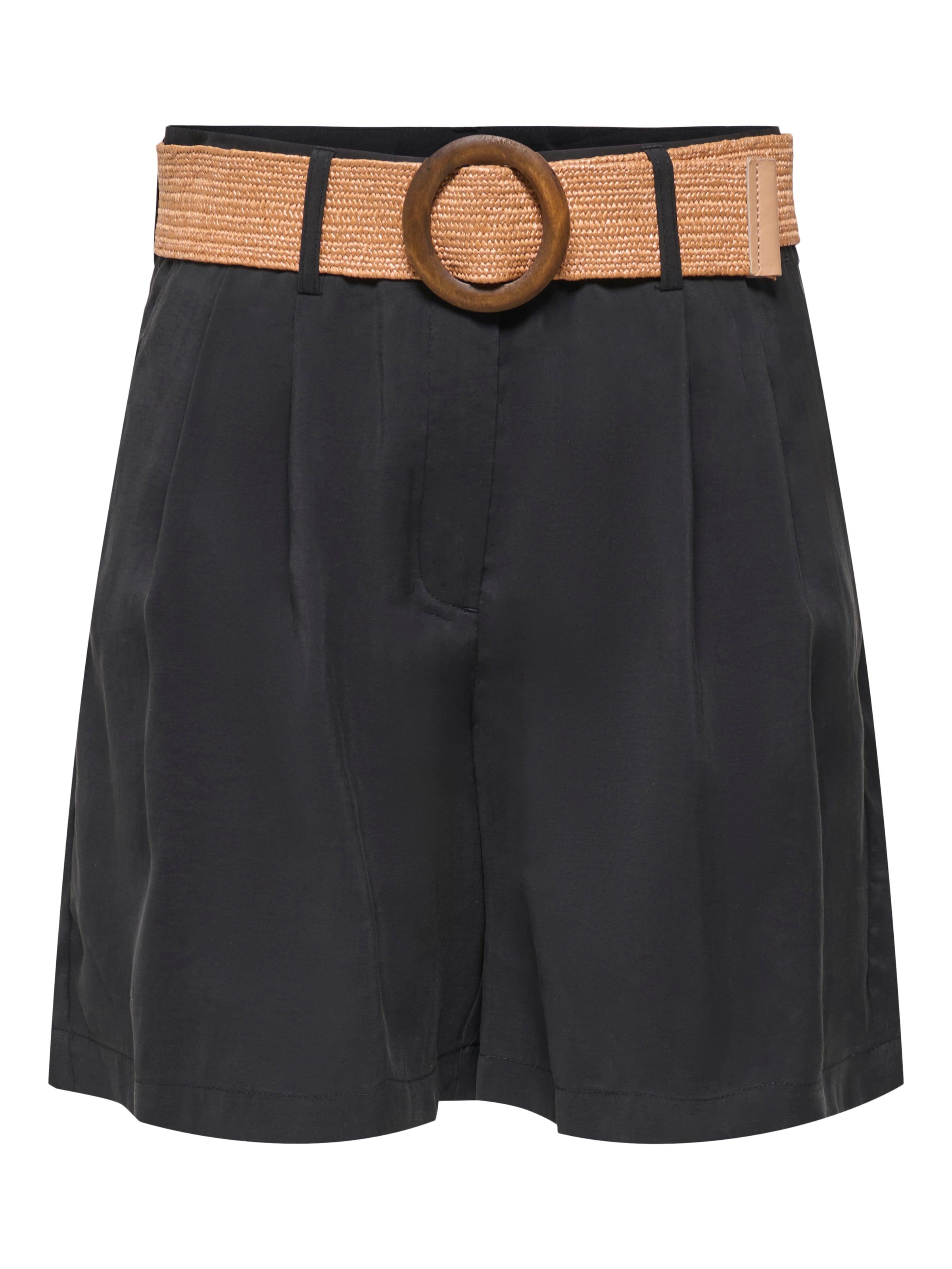 ONLY Shorts »ONLIBIZA HW BELT SHORTS PNT«  Materialmix, regular fit, High Waist