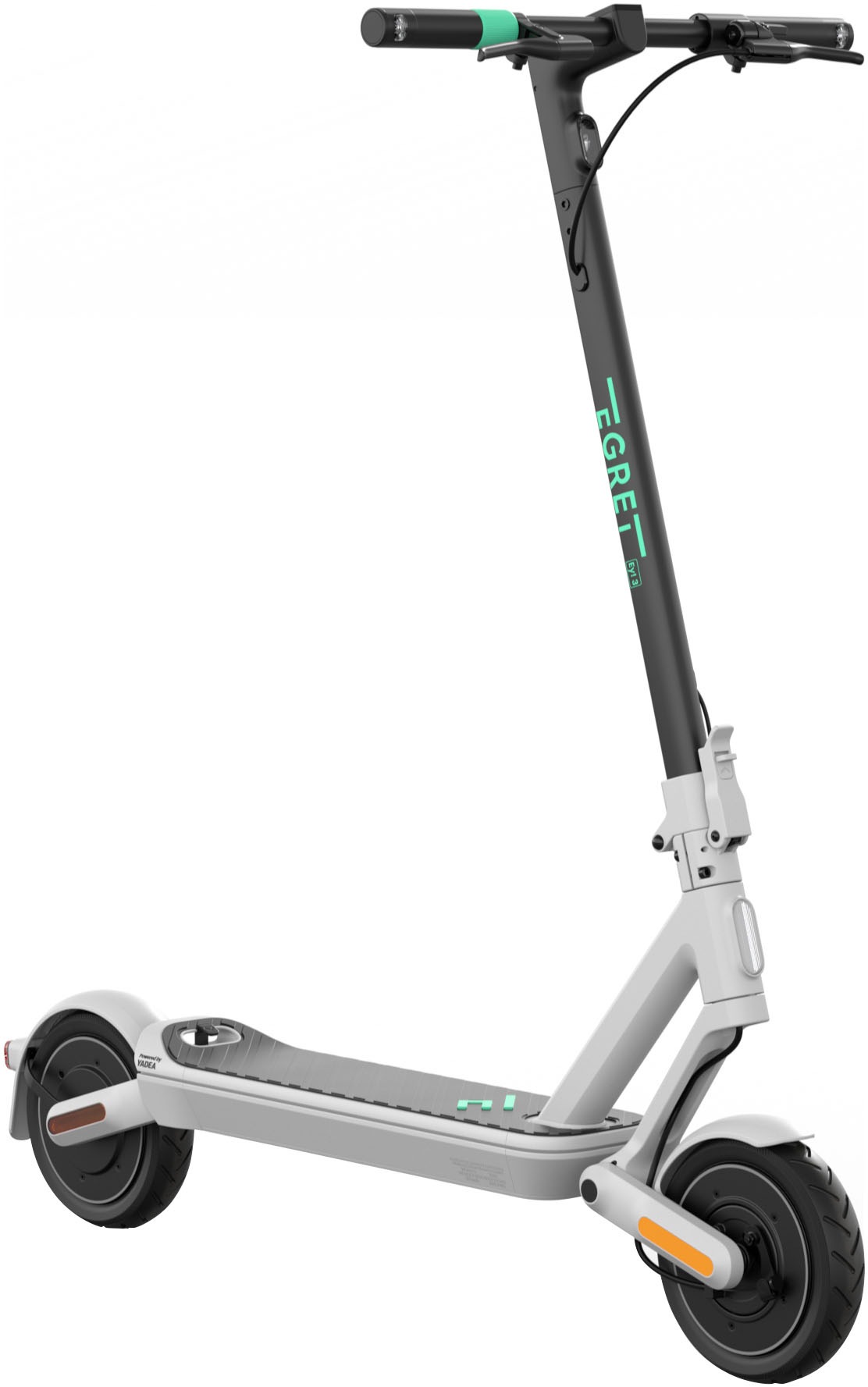 Egret E-Scooter »Ey! 3« Electric Scooter, mit Straßenzulassung, bis zu 30 km Reichweite in grau