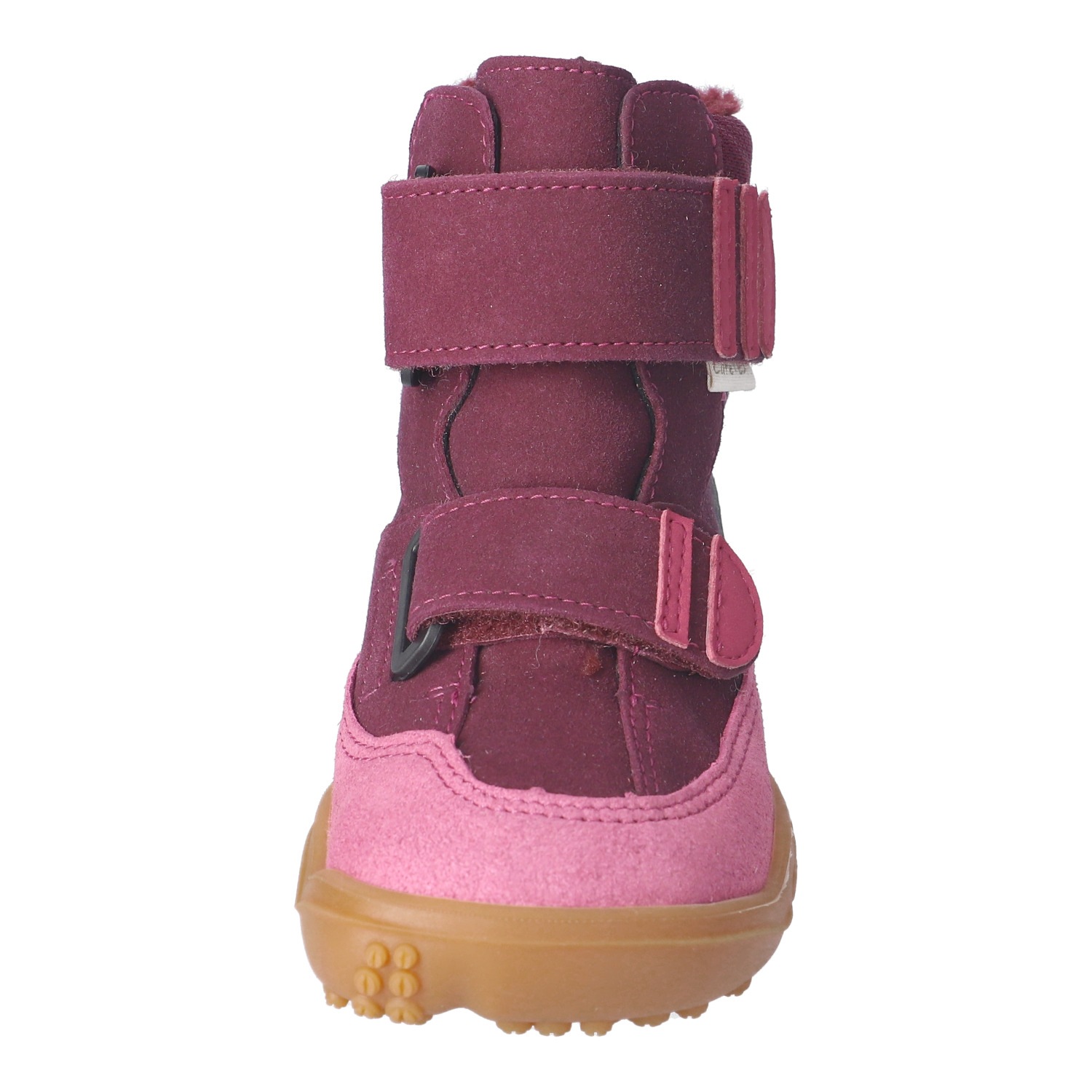 qnuffs Barfußschuh »TANNE«  Klettboots, Winterboots mit praktischem Namensschild an der Ferse