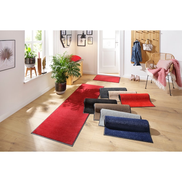 andas Fußmatte »Lavea«, rechteckig, Schmutzfangmatte, Uni-Farben, In- und  Outdoor-Teppich, waschbar kaufen im OTTO Online Shop