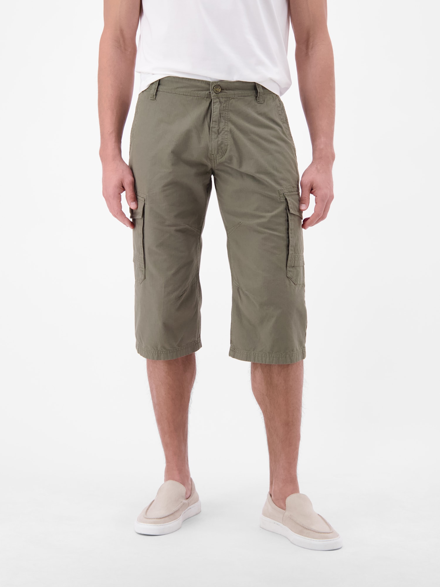 LERROS Cargoshorts »Bermuda mit Cargotaschen, lang geschnitten«