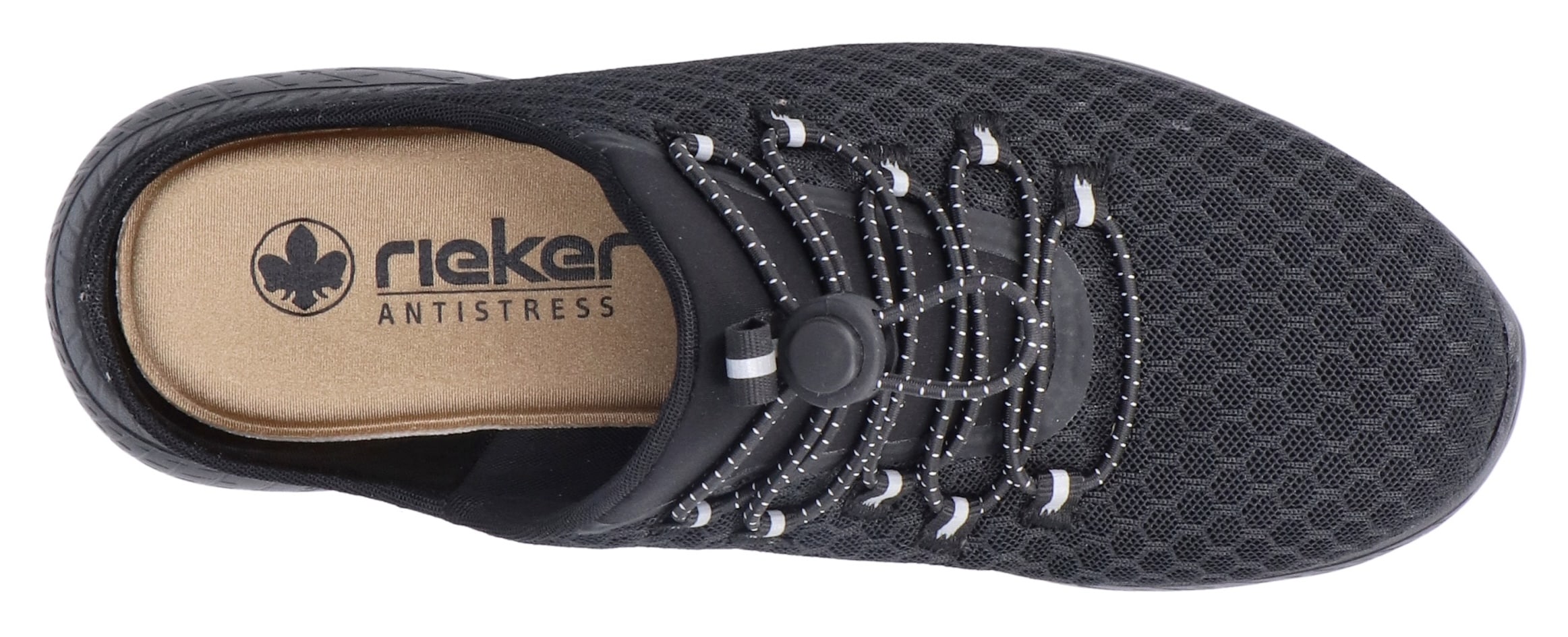 Rieker Clog, Schlupfschuh, Sommerschuh, Hausschuh mit MemoSoft-Ausstattung