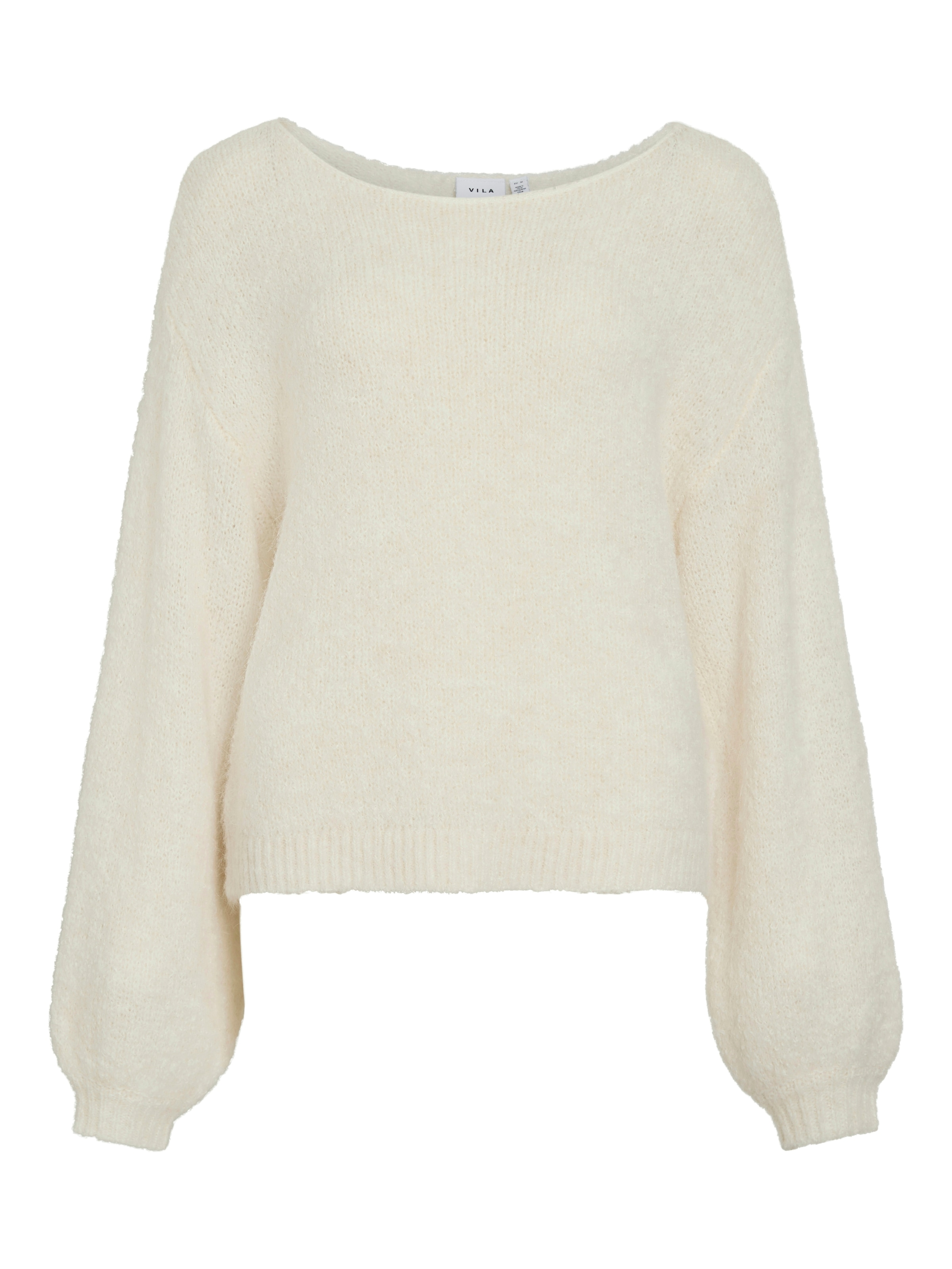 Vila Strickpullover »VIMARLEY L/S KNIT PULLOVER- NOOS« Materialmix, regular fit