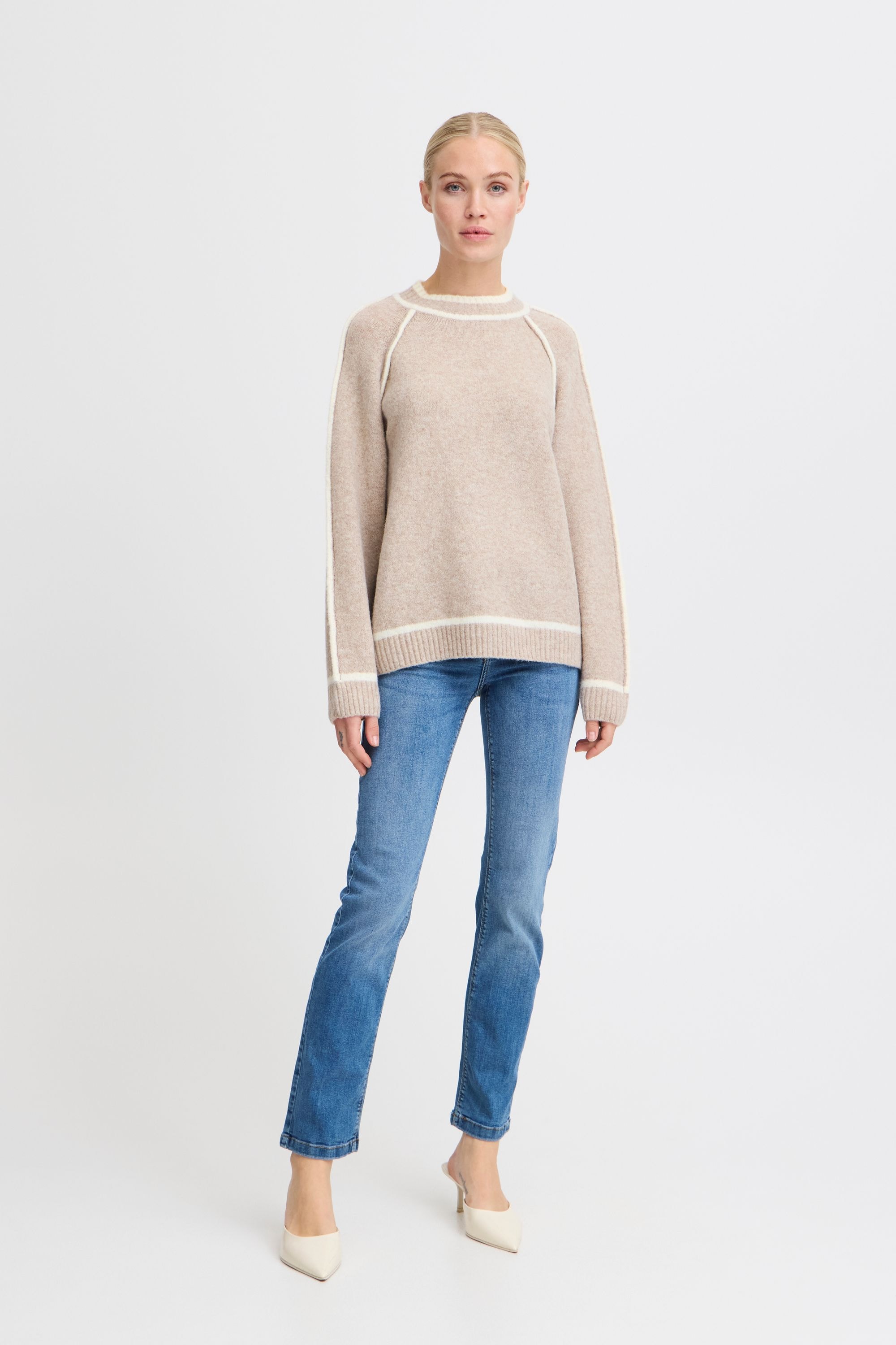 b.young Strickfleece-Pullover »Strickpullover BYNINNA W. TURTLENECK -«