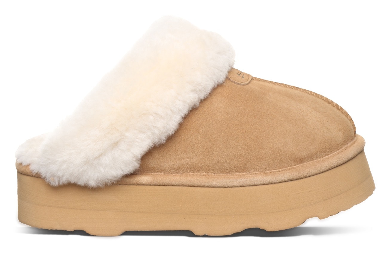 Bearpaw Hausschuh »RETRO PLATFORM LOKI«, Mules, Clog, Slides mit Plateausohle