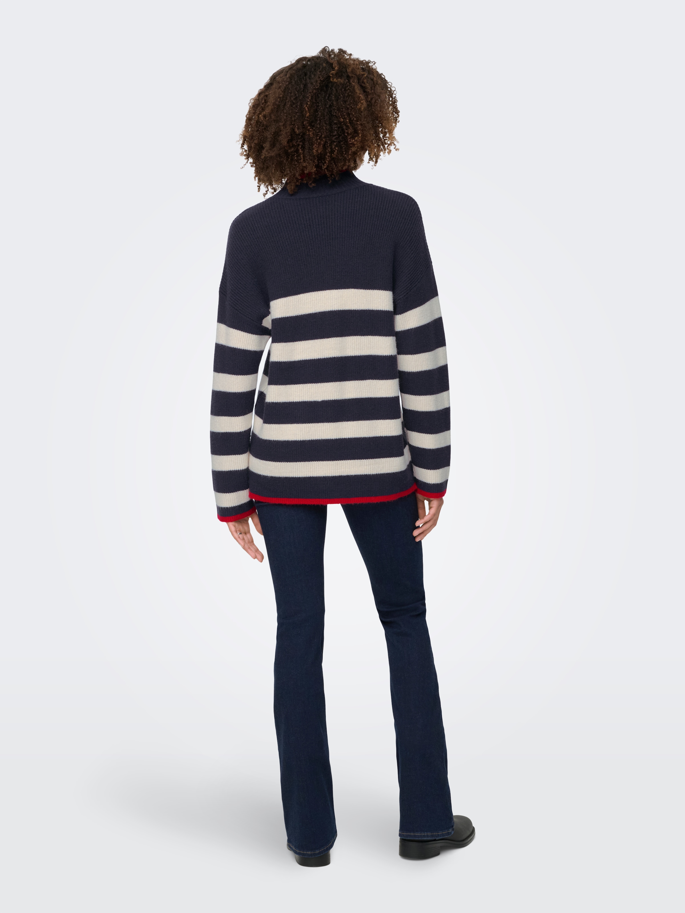ONLY Strickpullover »ONLKATIA LS RIB HIGHNECK CC KNT«