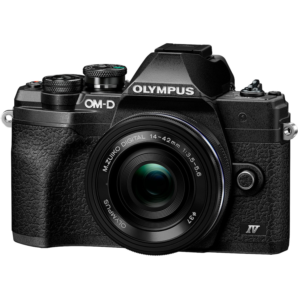 Olympus Systemkamera »E-M10 Mark IV«, M.Zuiko Digital ED 14‑42mm F3,5-5,6 EZ Pancake, 20,3 MP, Bluetooth-WLAN (WiFi)