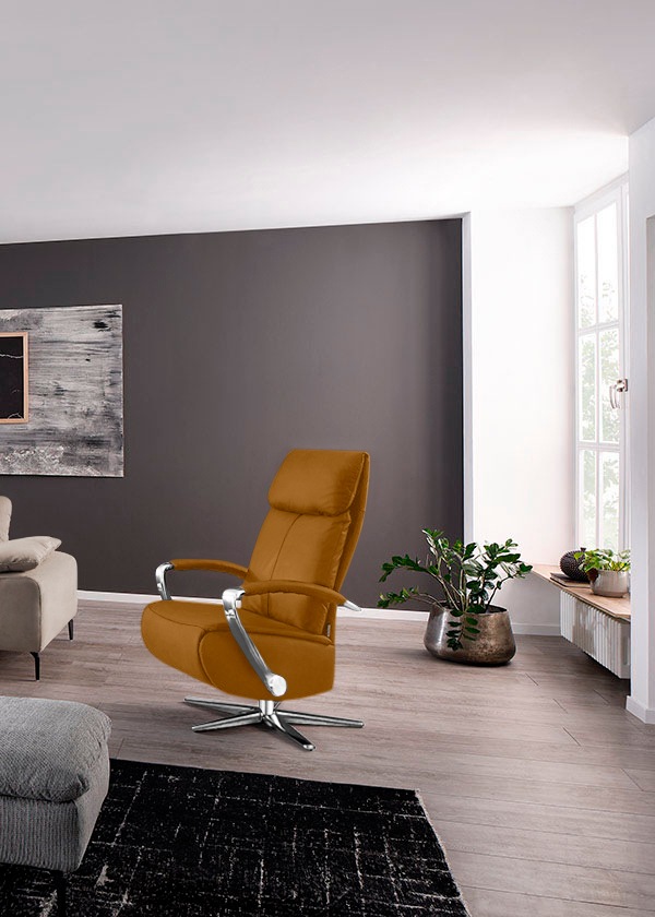 W.SCHILLIG Relaxsessel »rumbaa« wahlweise mit Doppelmotor, in Größen S, M & L, mit 5-Sternfuß