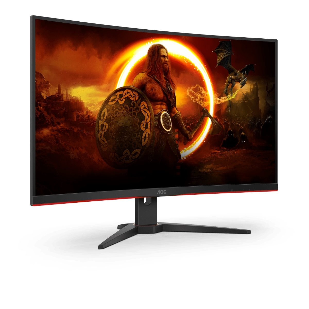 AOC Gaming-Monitor »CQ32G2SE/BK«, 80 cm/32 Zoll, 2560 x 1440 px, QHD, 1 ms Reaktionszeit, 165 Hz