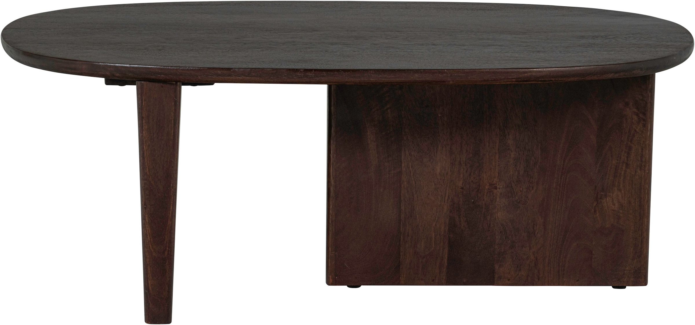 WOOOD Couchtisch »Seam mit Massivmangoholz und organischem Beindesign 110x60x40 cm« Tischblattdicke 2,5 cm, konische Beine von 7 cm, Tragkraft 40 kg