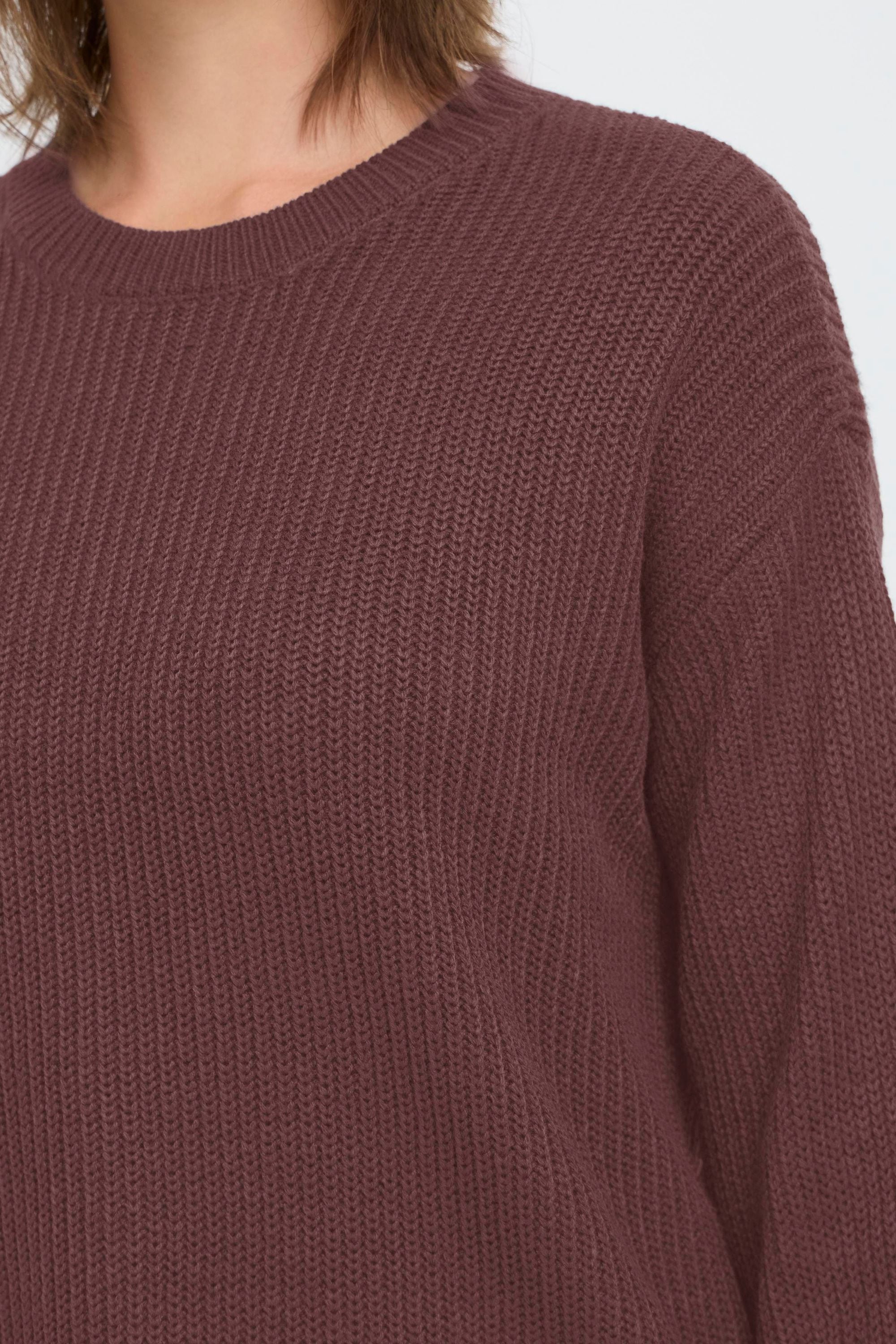 OXMO Strickfleece-Pullover »Strickpullover OXKimni«