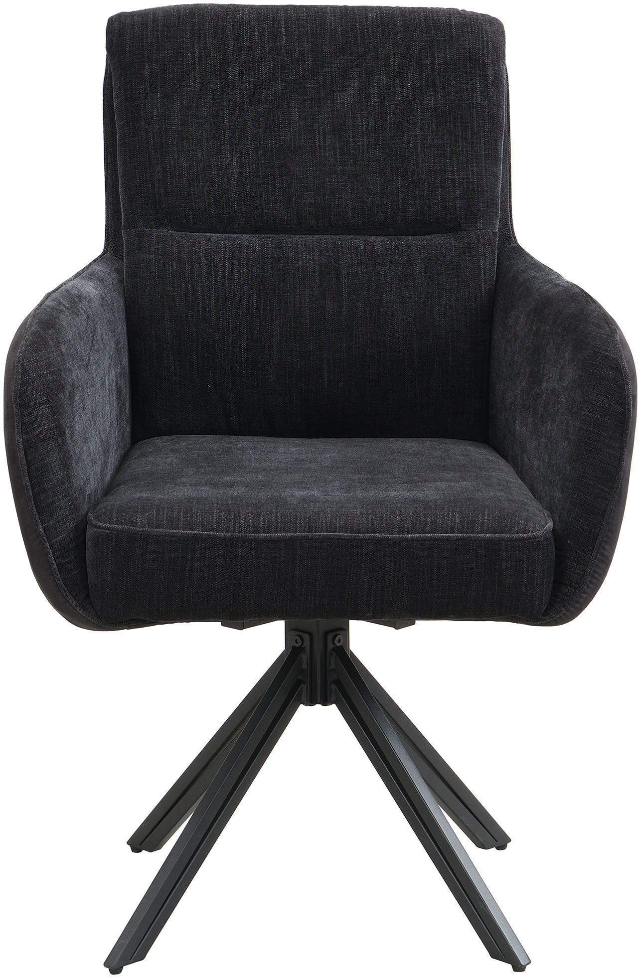 byLIVING Esszimmerstuhl »Tino« (Set) 2 Stk. Microfaser | Webstoff 360 Grad drehbar mit Federkernpolsterung, hochwertige Polsterbezüge