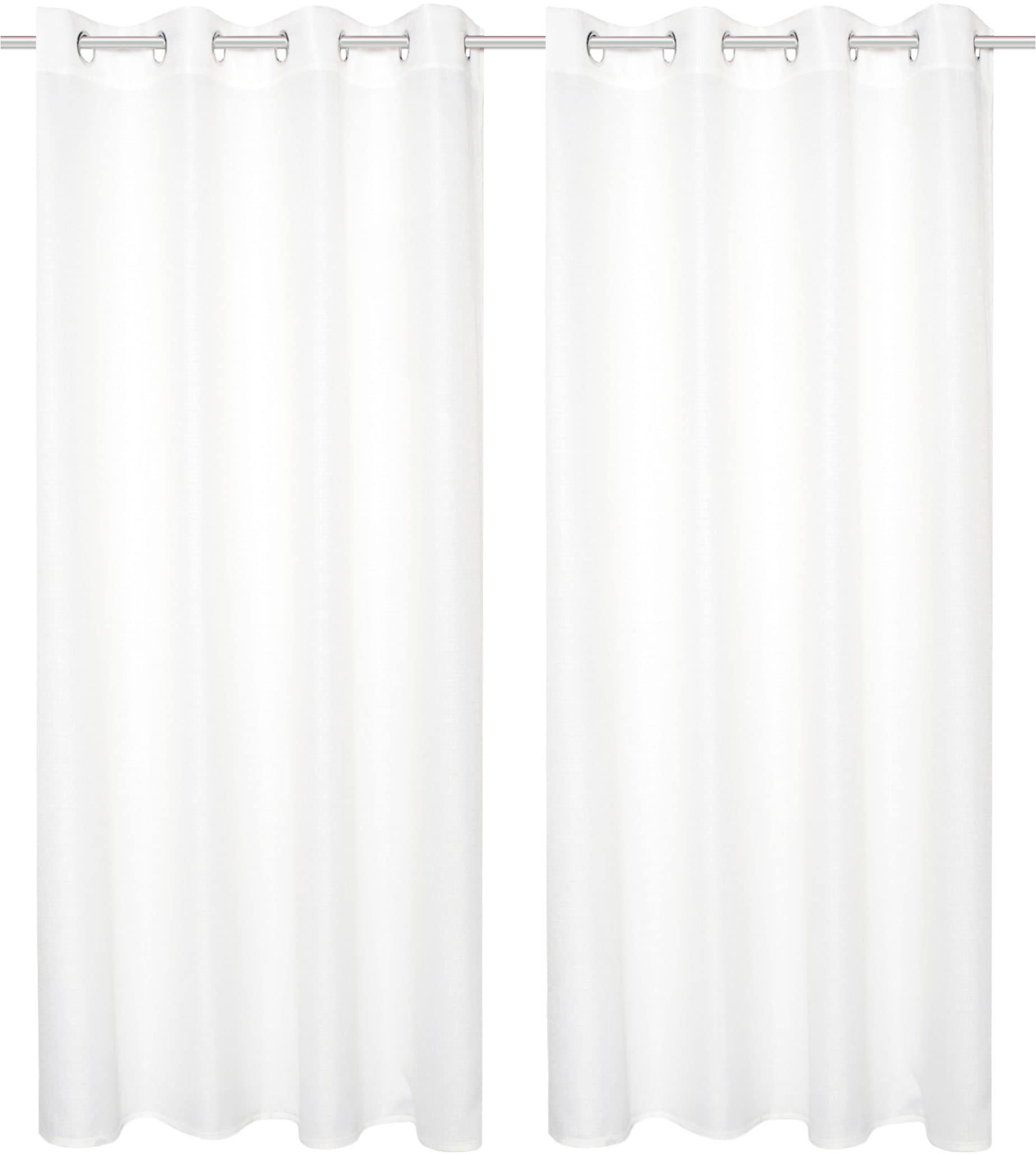 Home Basics Vorhang »BENOGA 2er SET« Ösen 2 Stk. tlg. SET, Ösenschal, Uni, Dekostruktur