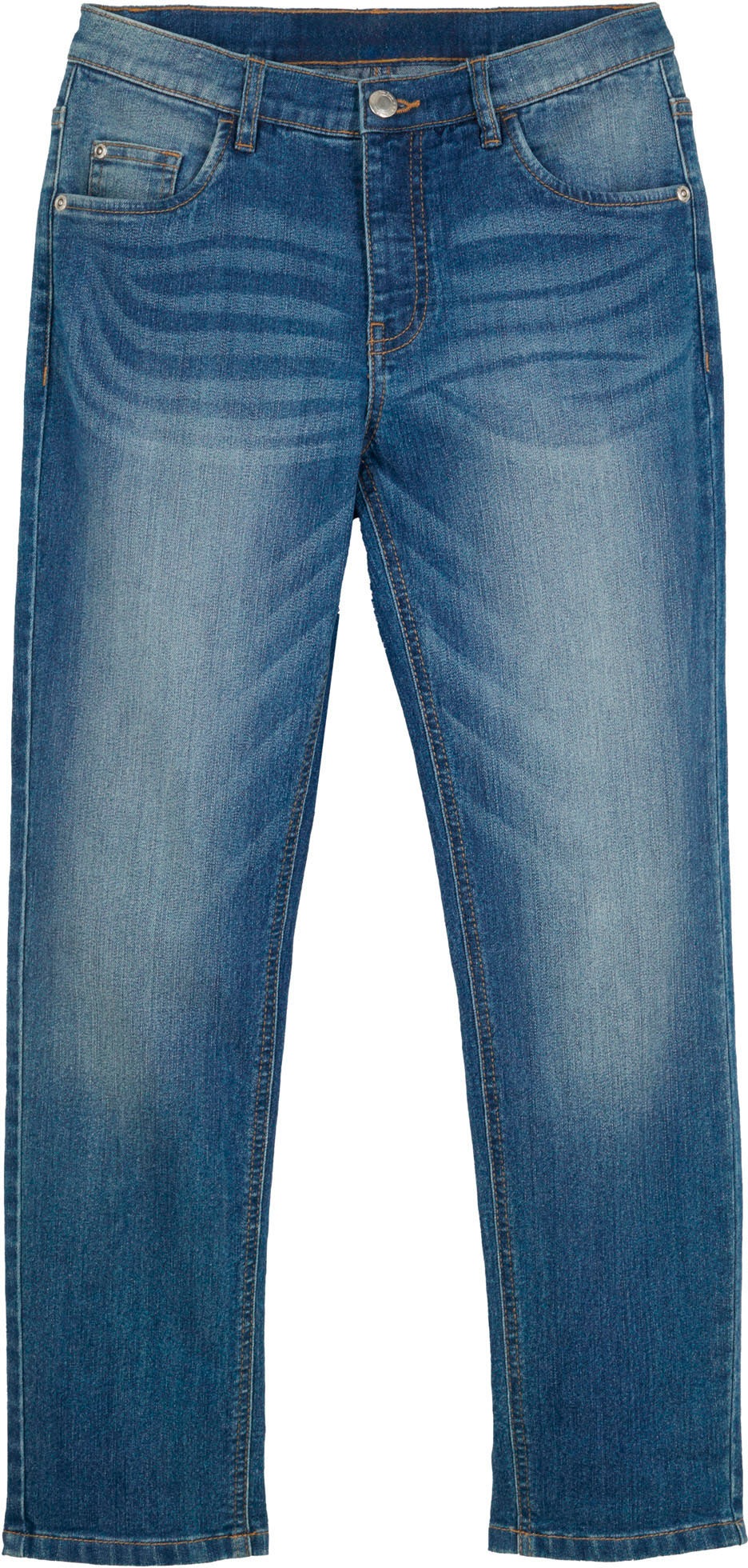 bonprix Slim-fit-Jeans mit verstellbarem Bund, 5-Pocket-Stil, aus Stretch-Material