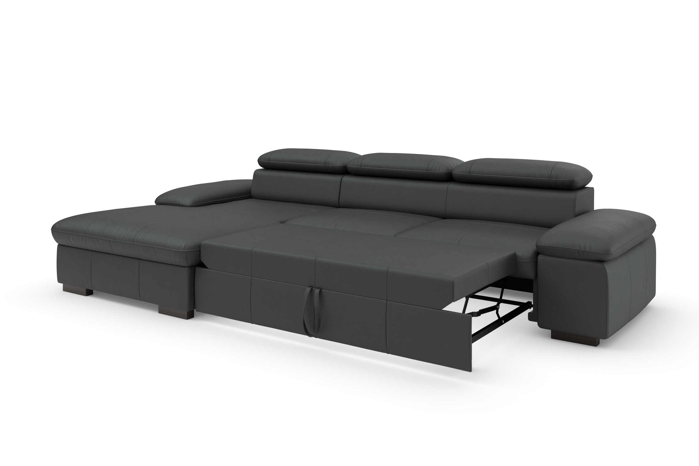 Home affaire Ecksofa »Alberto L-Form«, mit Kopfteilverstellung, wahlweise mit Bettfunktion