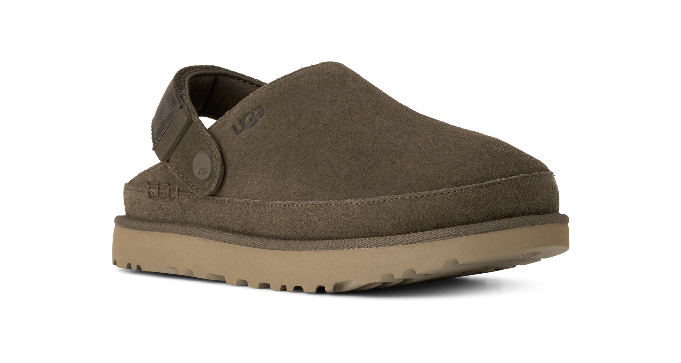 UGG Clog »Unisex W GOLDENSTAR CLOG«  Homeslippers, Plateauschuh, Mule mit schwenkbarem Fersenriemen