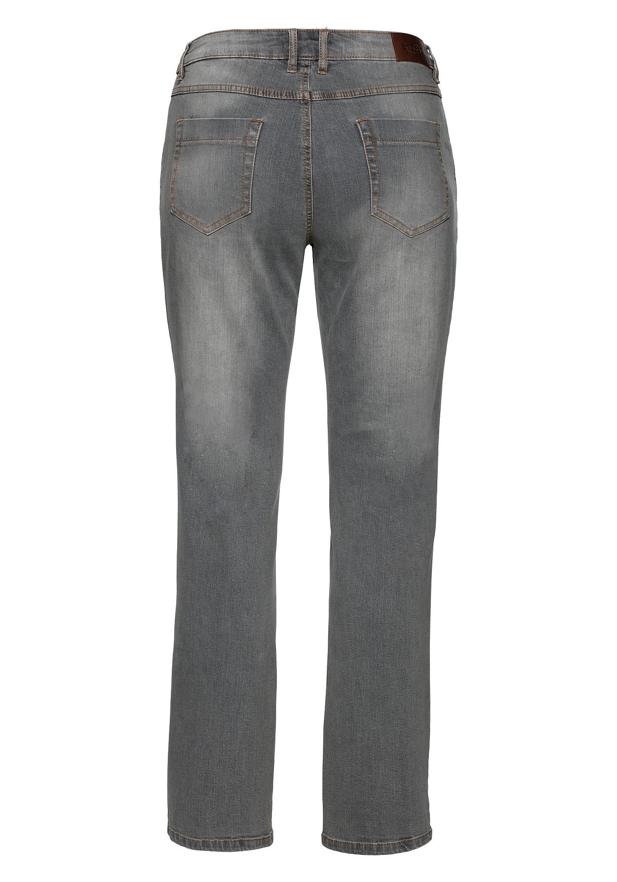 Sheego Stretch-Jeans »Jeans »Die Gerade« mit Used-Effekten«