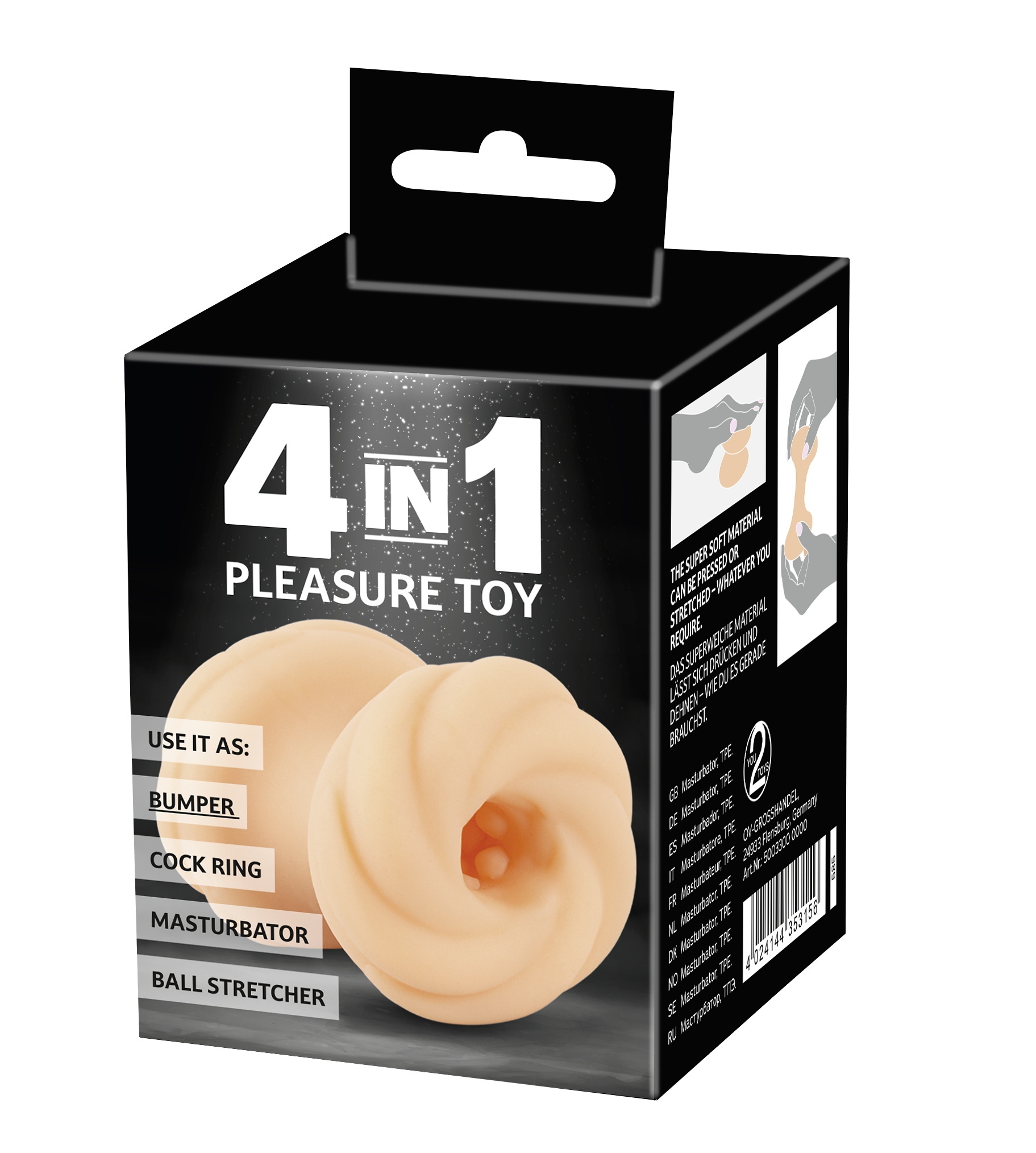 You2Toys Masturbator »Penis-/Hodensleeve 4in1 Pleasure Toy«