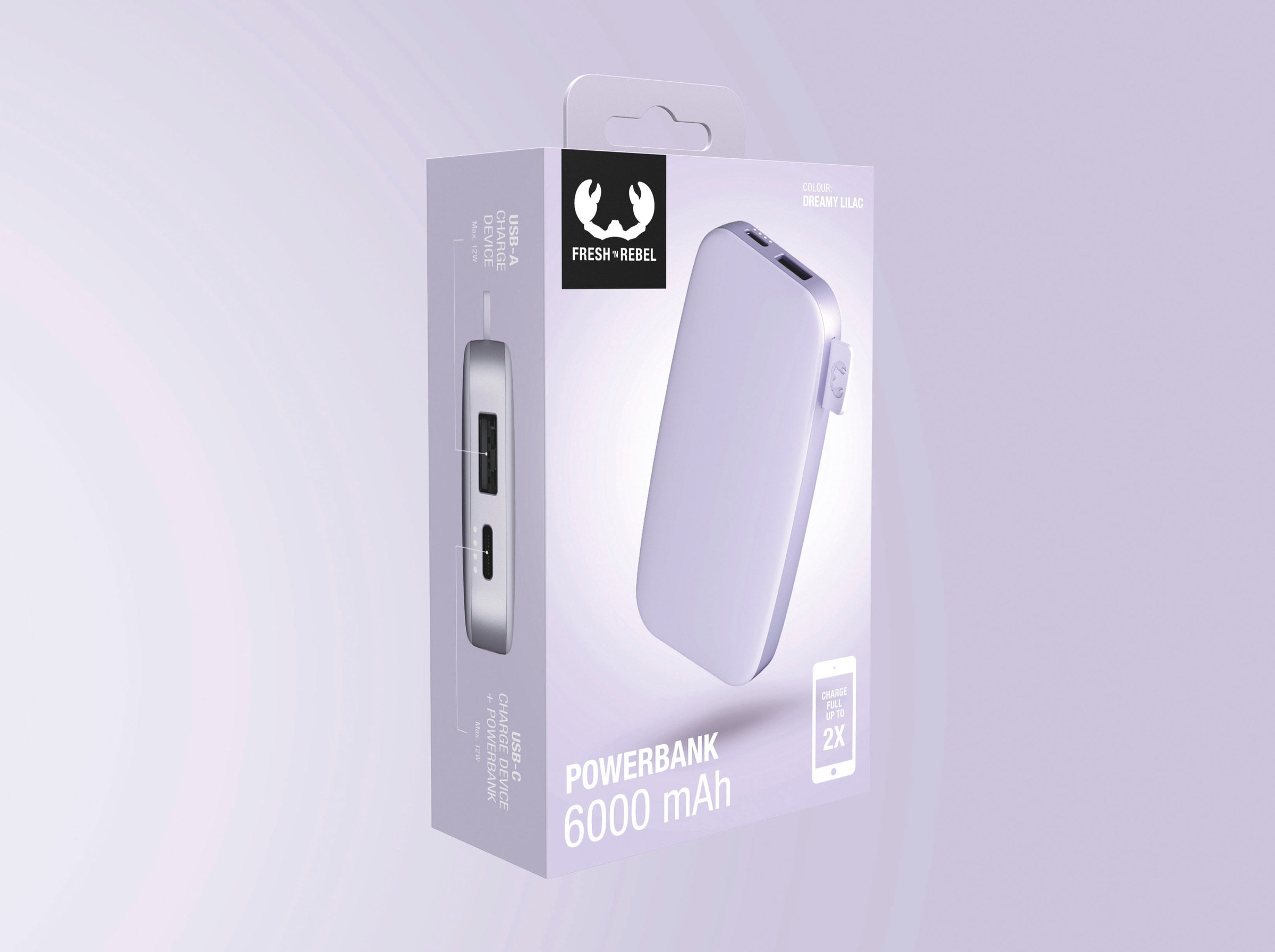 Fresh´n Rebel Powerbank »Power Pack 6000mAh mit USB-C, Fast Charge«, 5 V