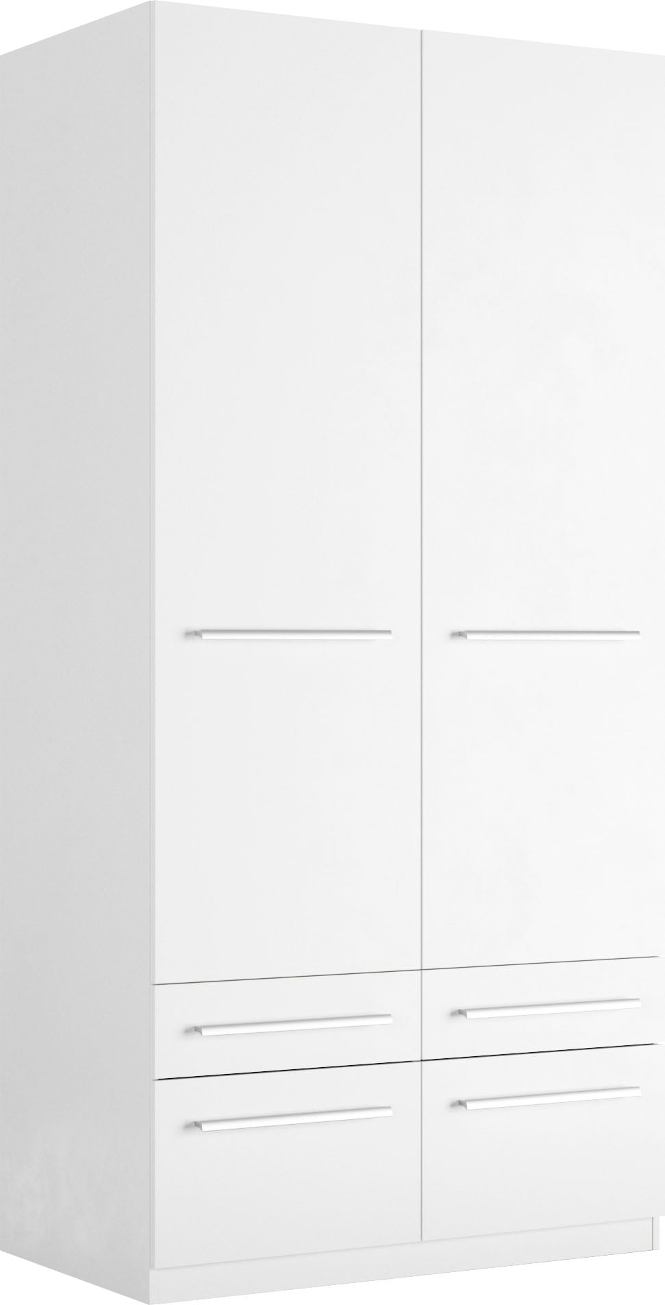 priess Kleiderschrank »Schrank Garderobe Wäscheschrank Barcelona in 5 Breiten«, viel Stauraum, geräumige Schubkästen, mit Spiegel, MADE IN GERMANY