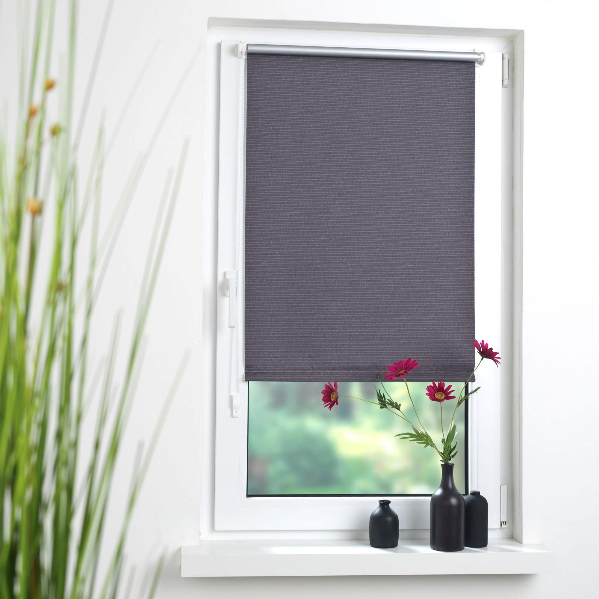 Liedeco Seitenzugrollo »Klemmfix-Thermo-Rollo Bambus Optik« verdunkelnd energiesparend ohne Bohren