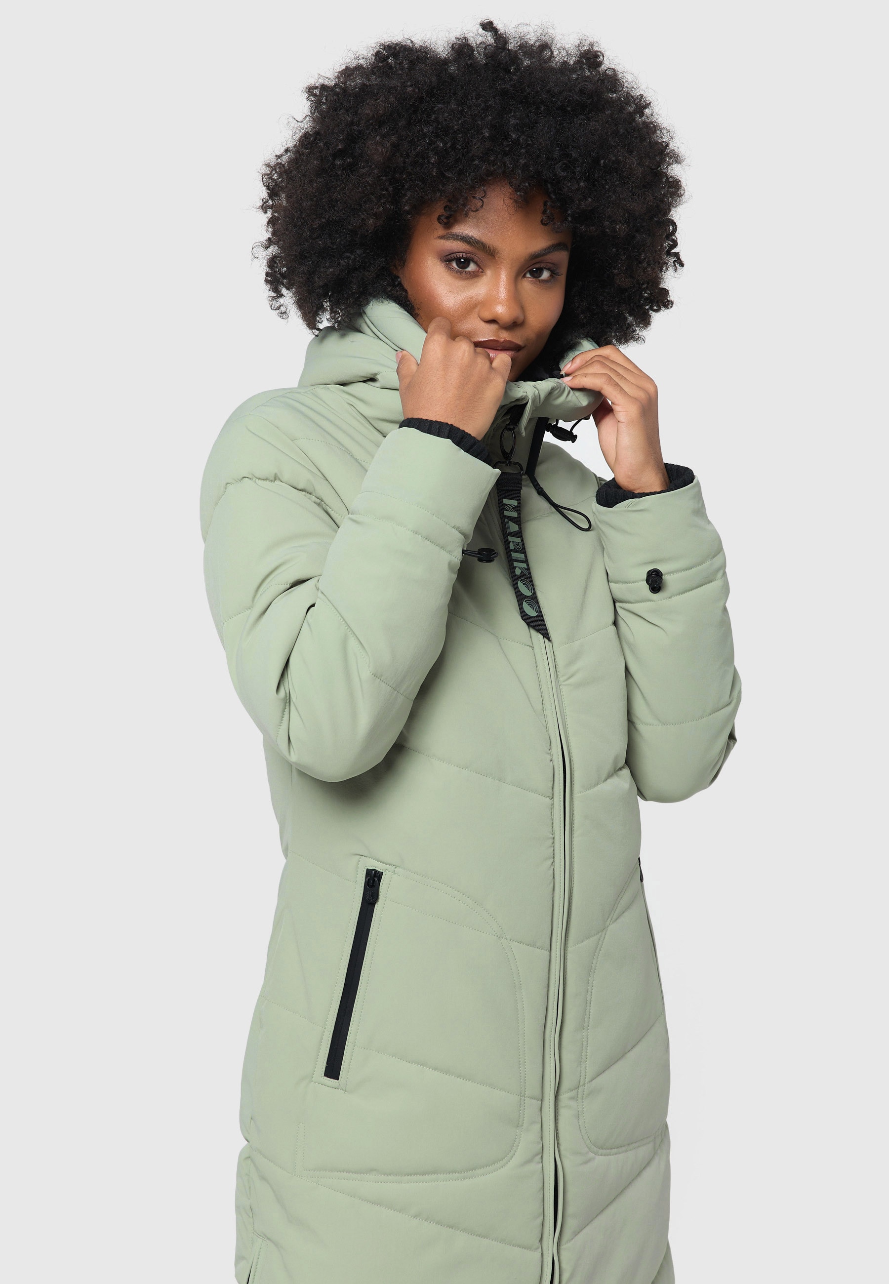 Marikoo Winterjacke »Marikoo Benikoo Damen lange Winterjacke B949«