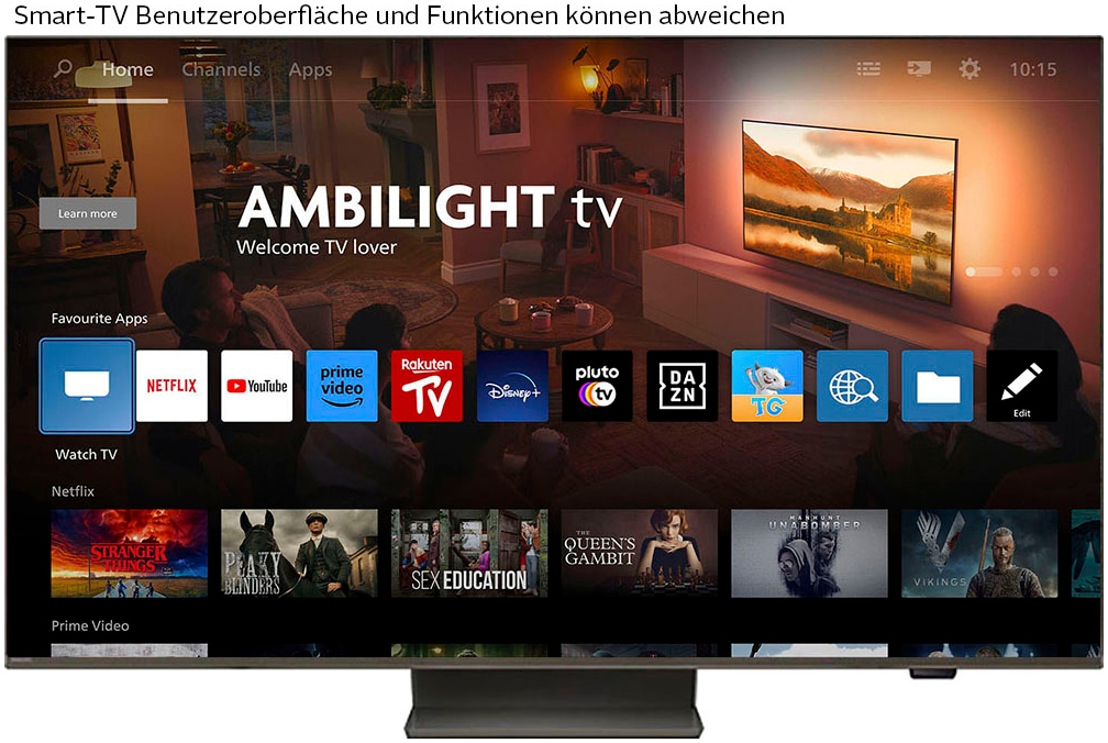 Philips LED-Fernseher »65PUS8609/12«, 4K Ultra HD, Smart-TV