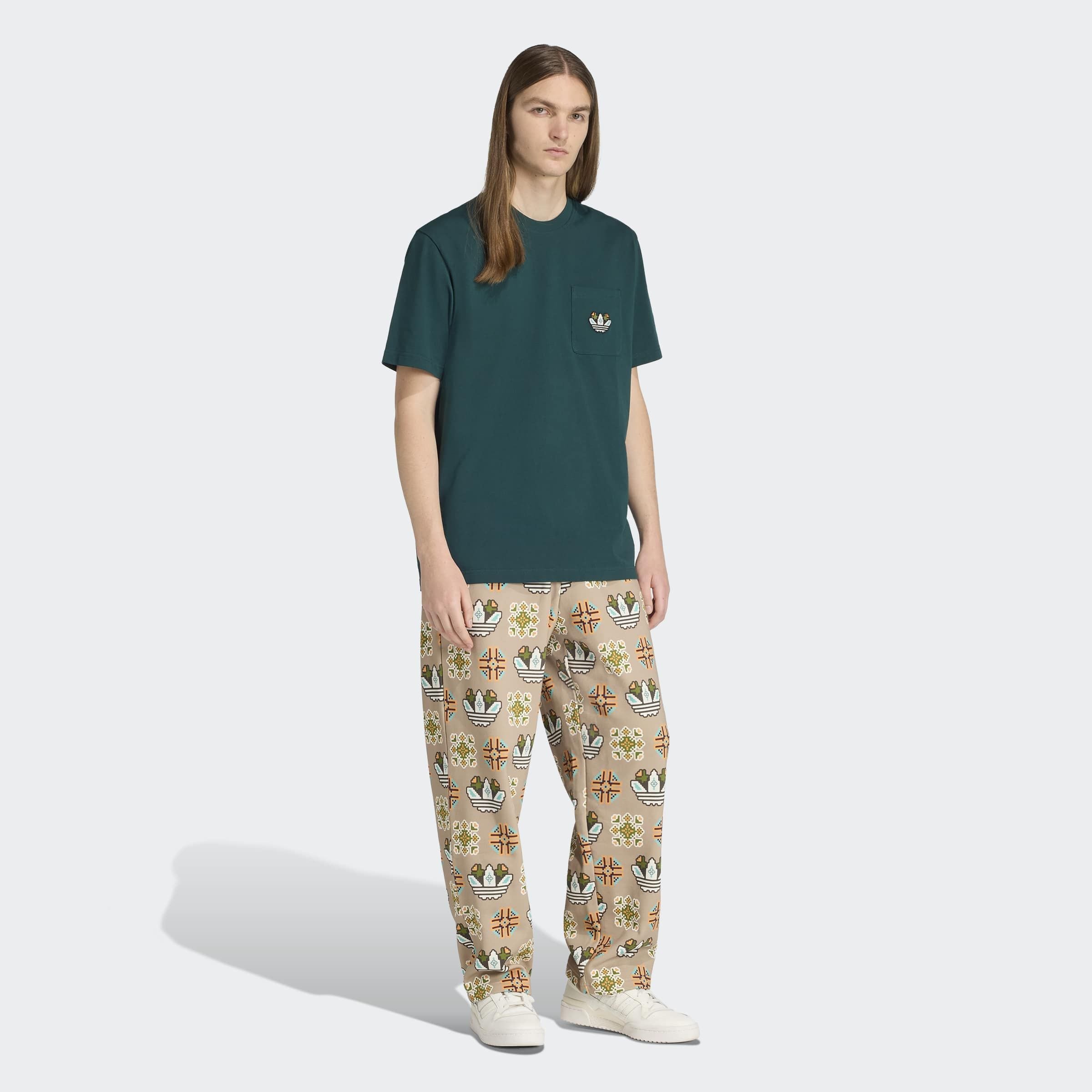 adidas Originals T-Shirt »MG LO SS T« lockere Passform, mit kleinem Trefoil auf Brusttasche