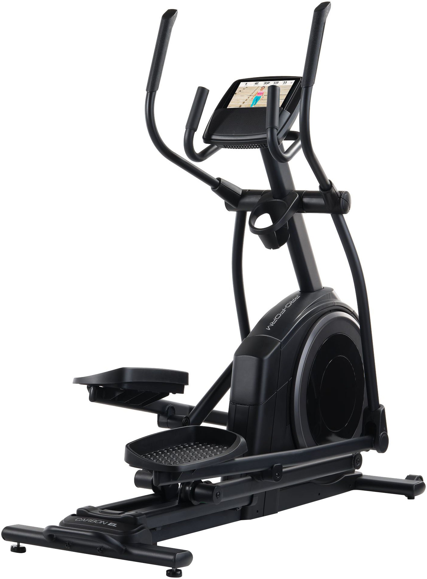 Pro Form Ellipsentrainer »ProForm Carbon EL« Ellipsentrainer für schonendes Training mit 5" Display in schwarz