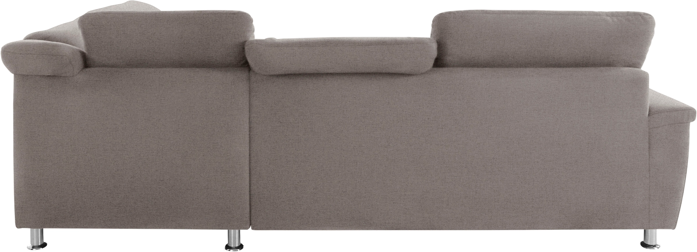 DOMO collection Ecksofa »Franzi L-Form«, wahlweise mit Kopfteilverstellung (dann Breite: 275 cm)