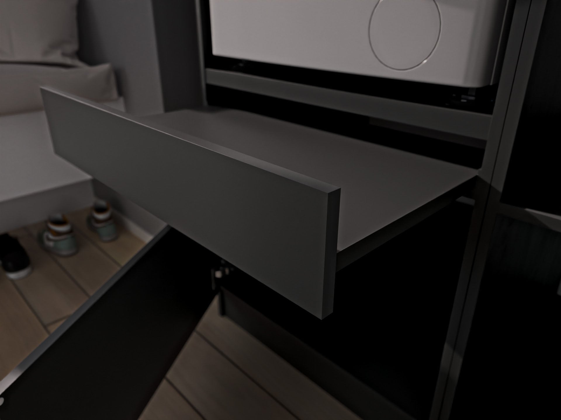 BASIC by Balculina Mehrzweckschrank-Set »Washhome B/T/H 168x68x200 cm« 3 Stk. tlg.