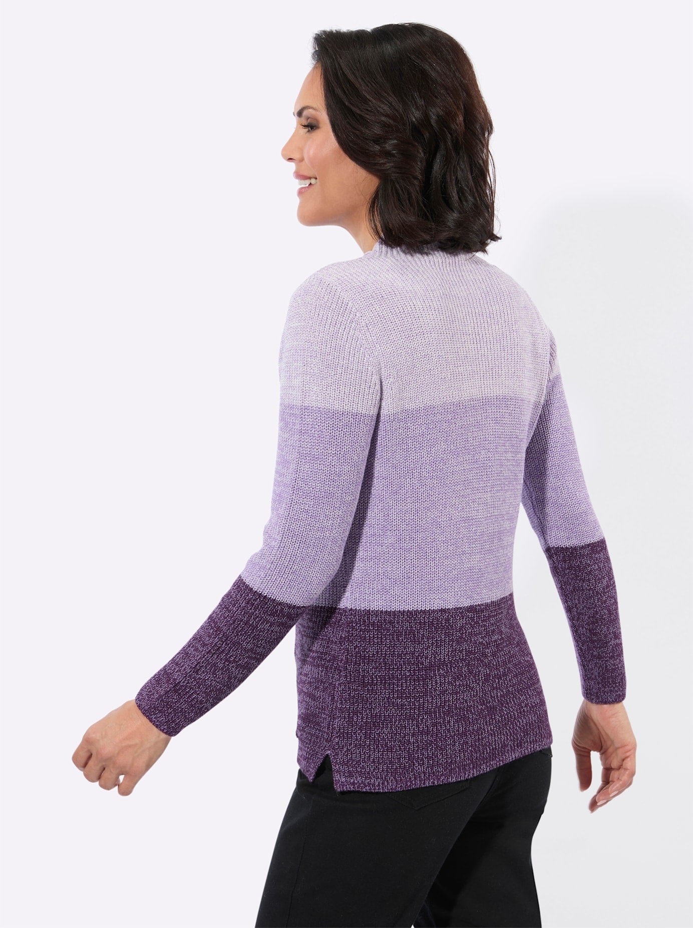 Casual Looks Strickpullover »Stehkragen-Pullover«